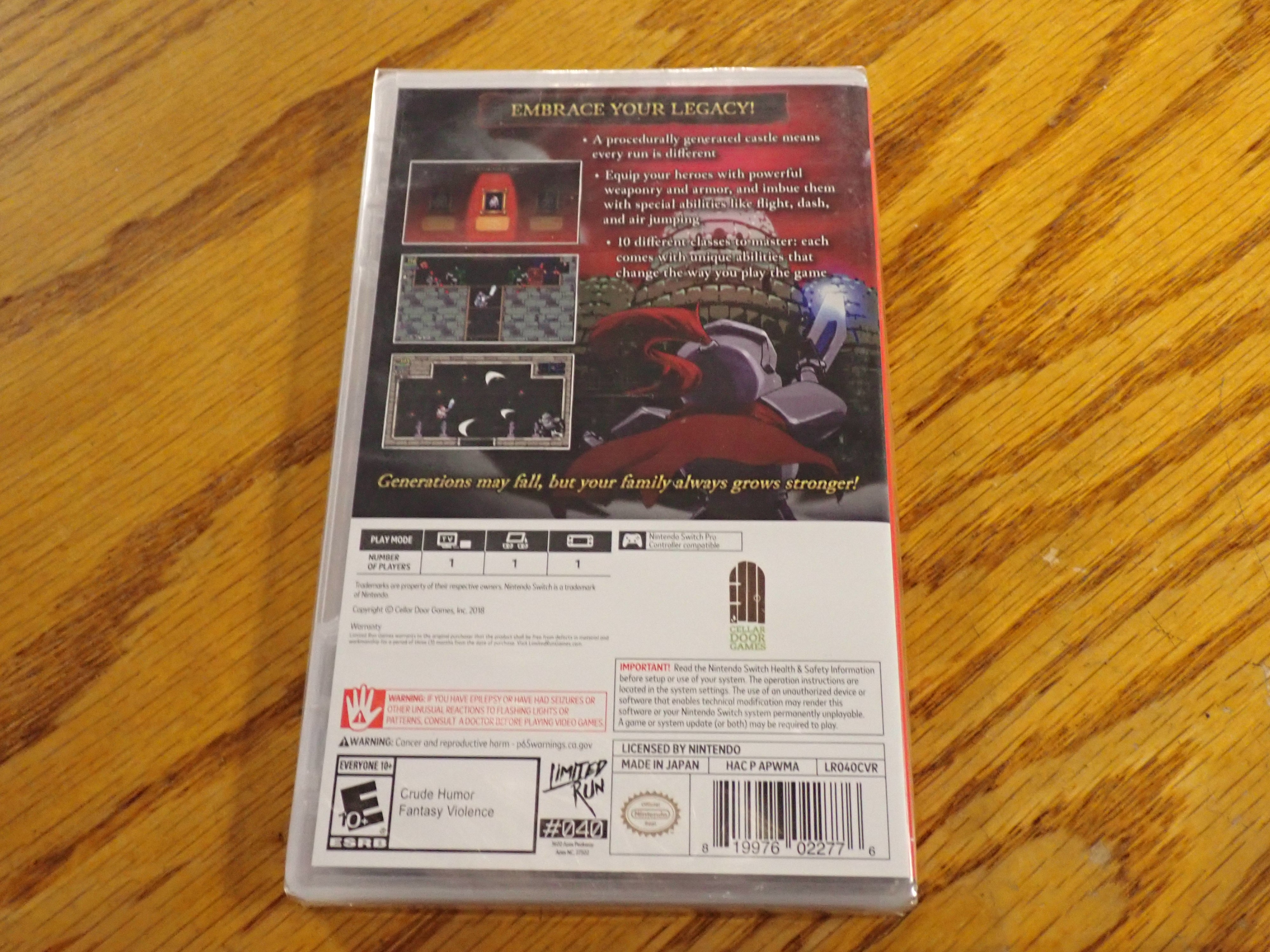 Rogue Legacy - NS