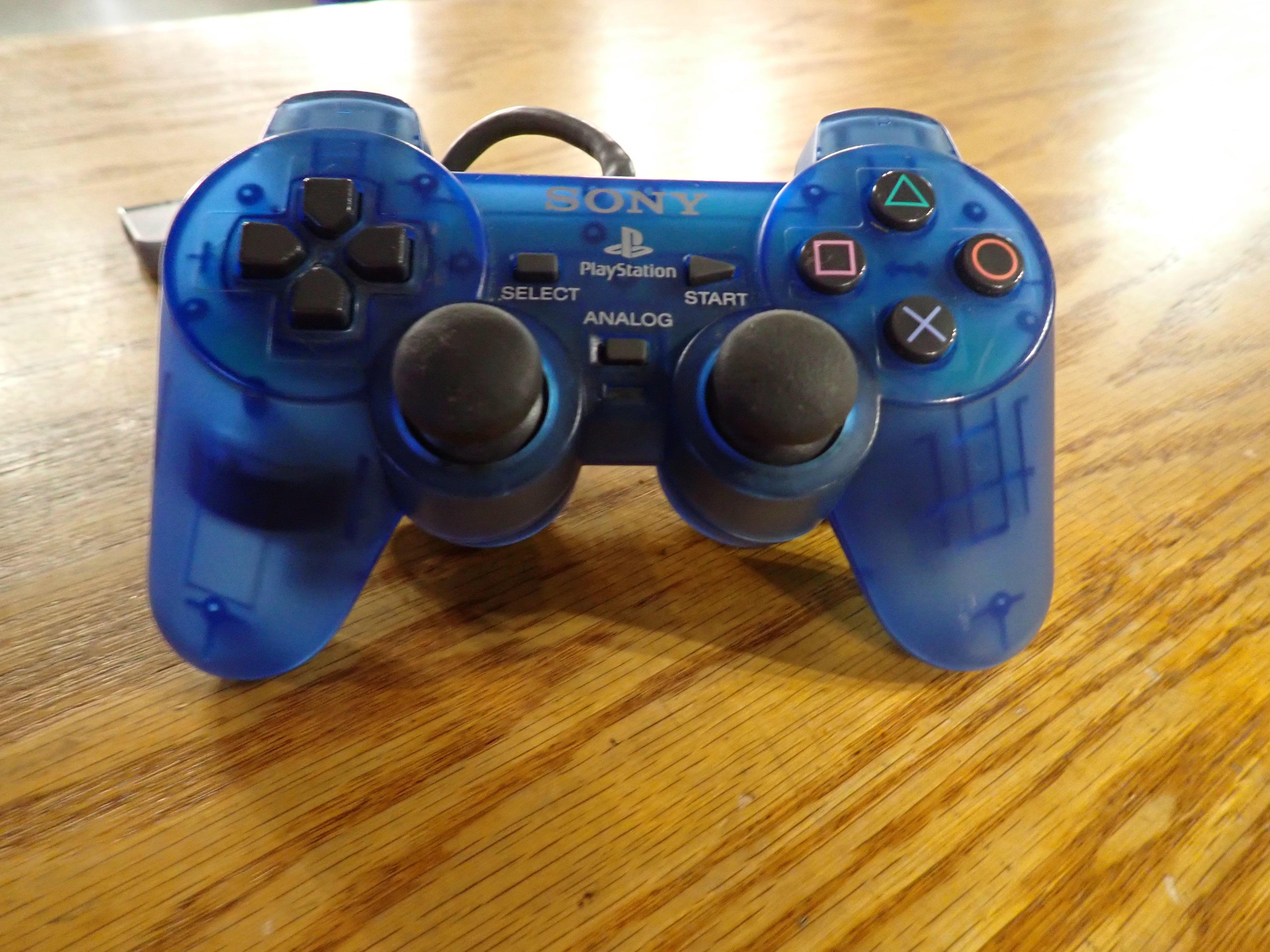 PS1 Controller - Clear Blue
