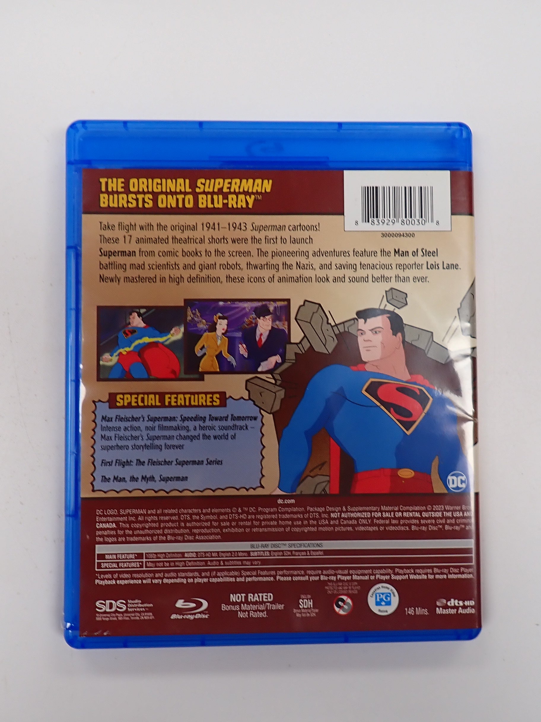 Max Fleischer's Superman 1941-1943 - Blu-Ray [Pre-Owned]