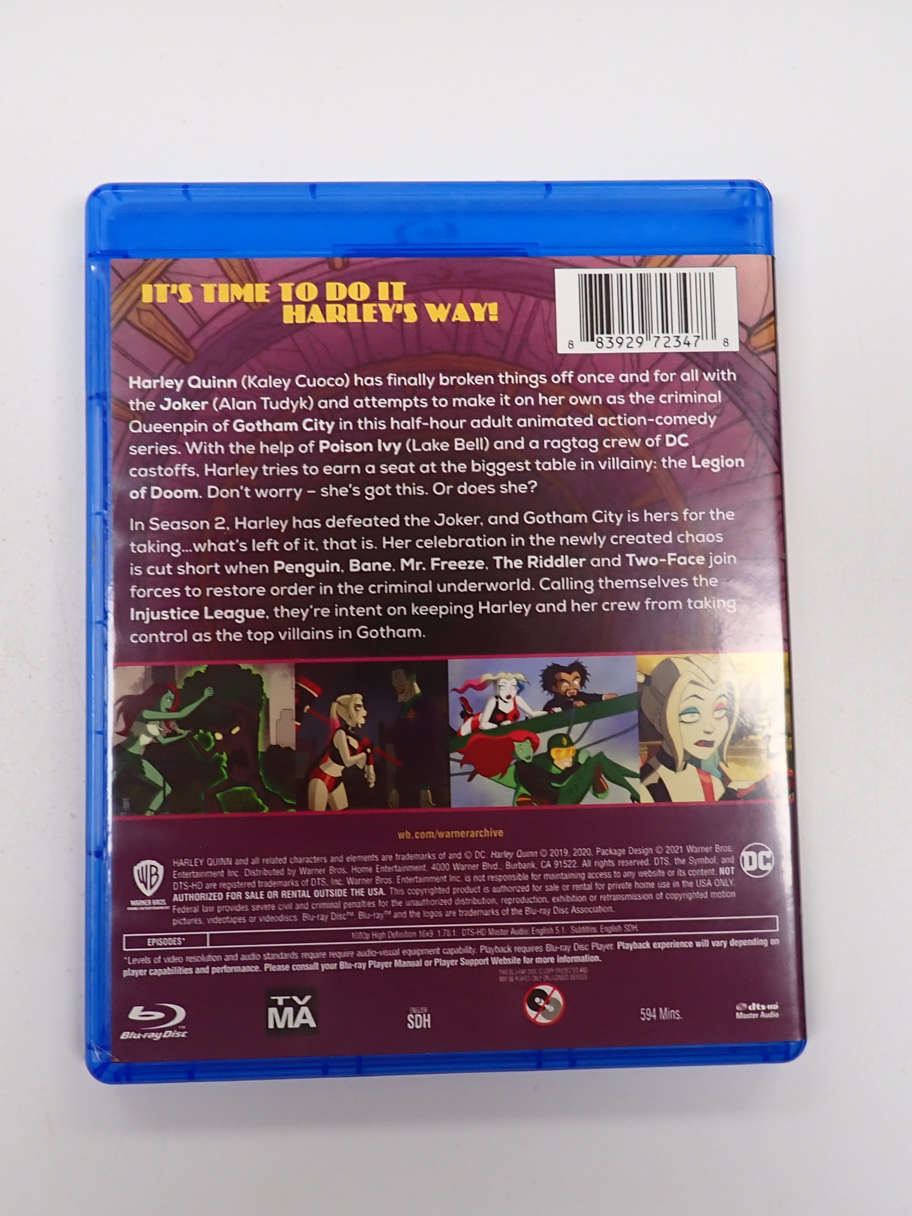 Harley Quinn The Complete First and Second Seasons - Blu-Ray [Pre-Owned]