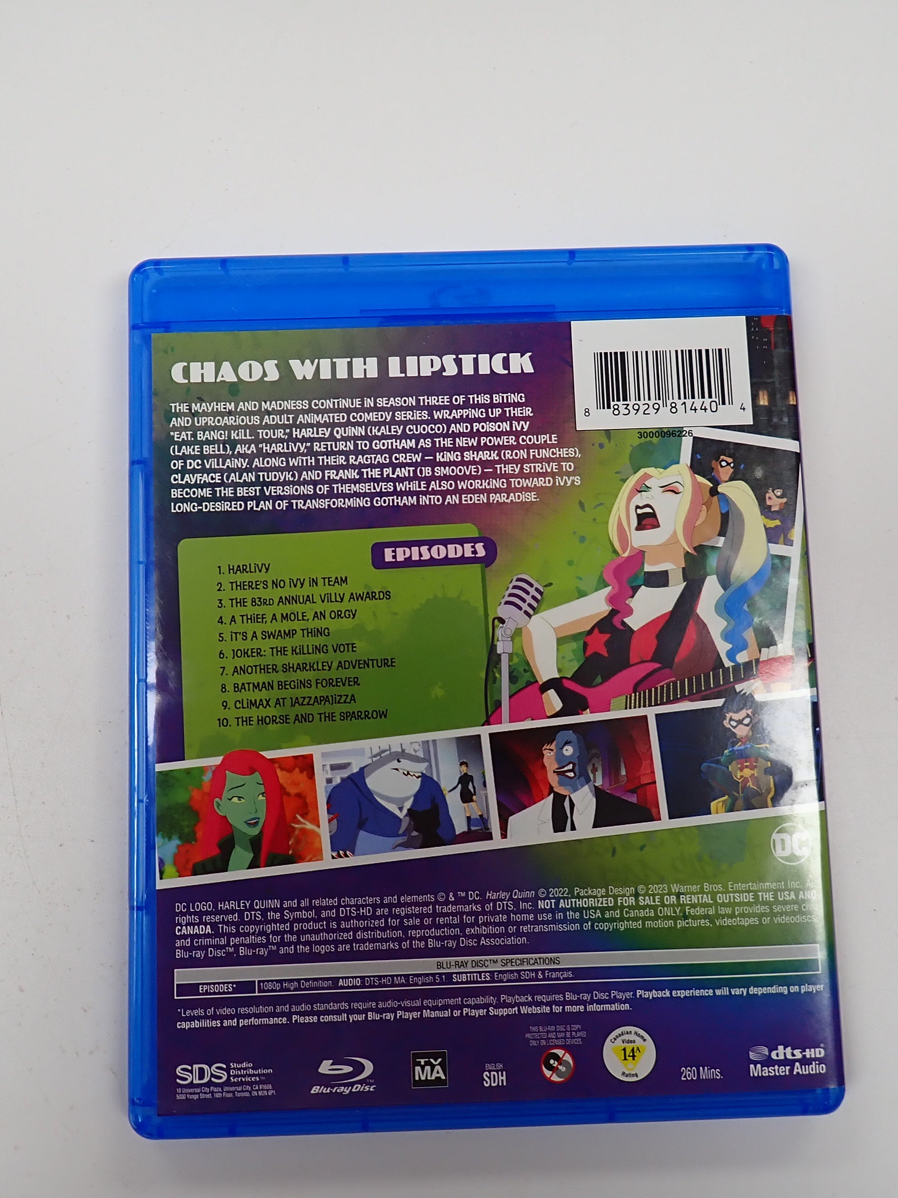 Harley Quinn The Complete Third Season - Blu-Ray [Pre-Owned]