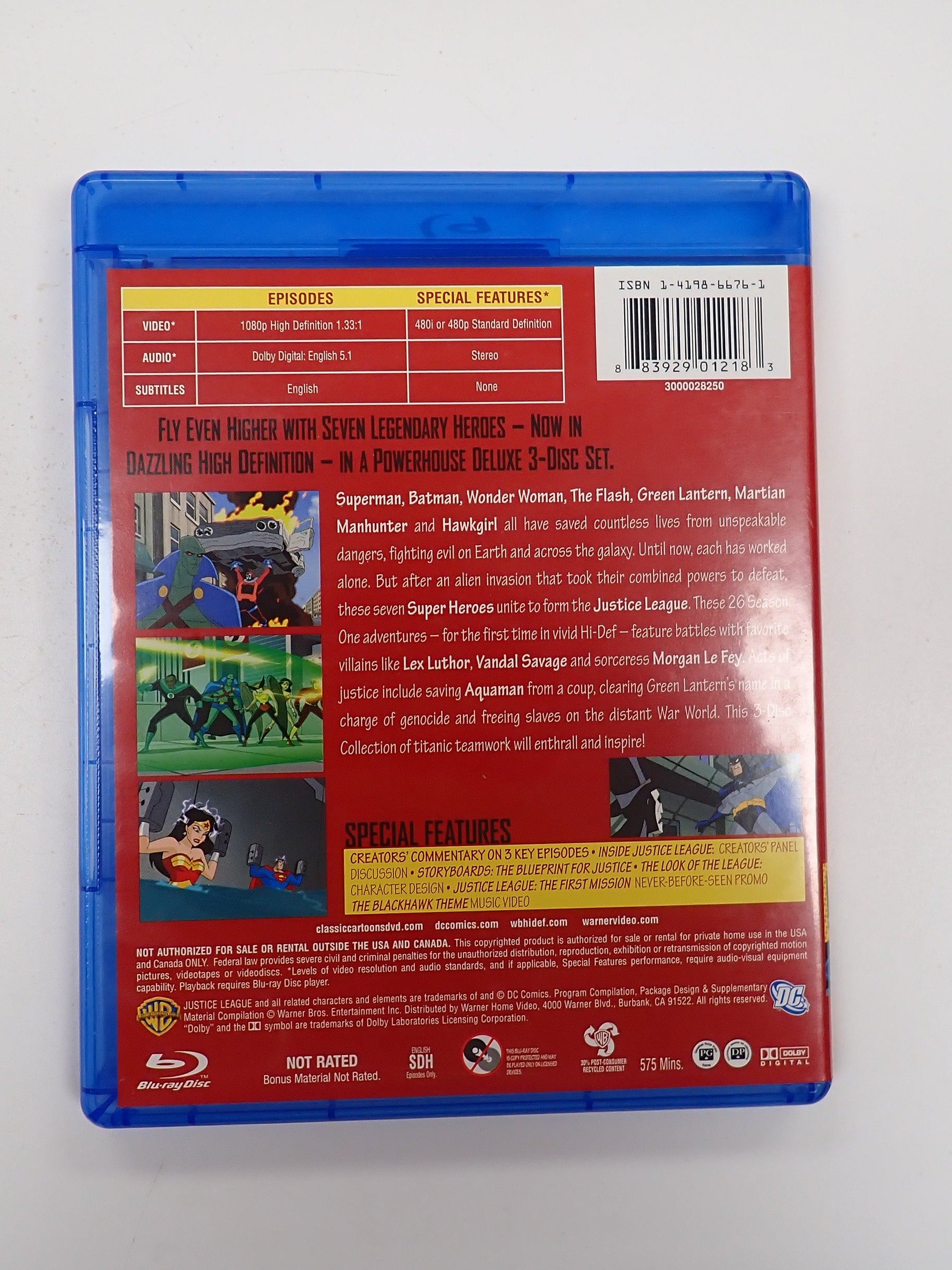 Justice League Season One - Blu-Ray [Pre-Owned]
