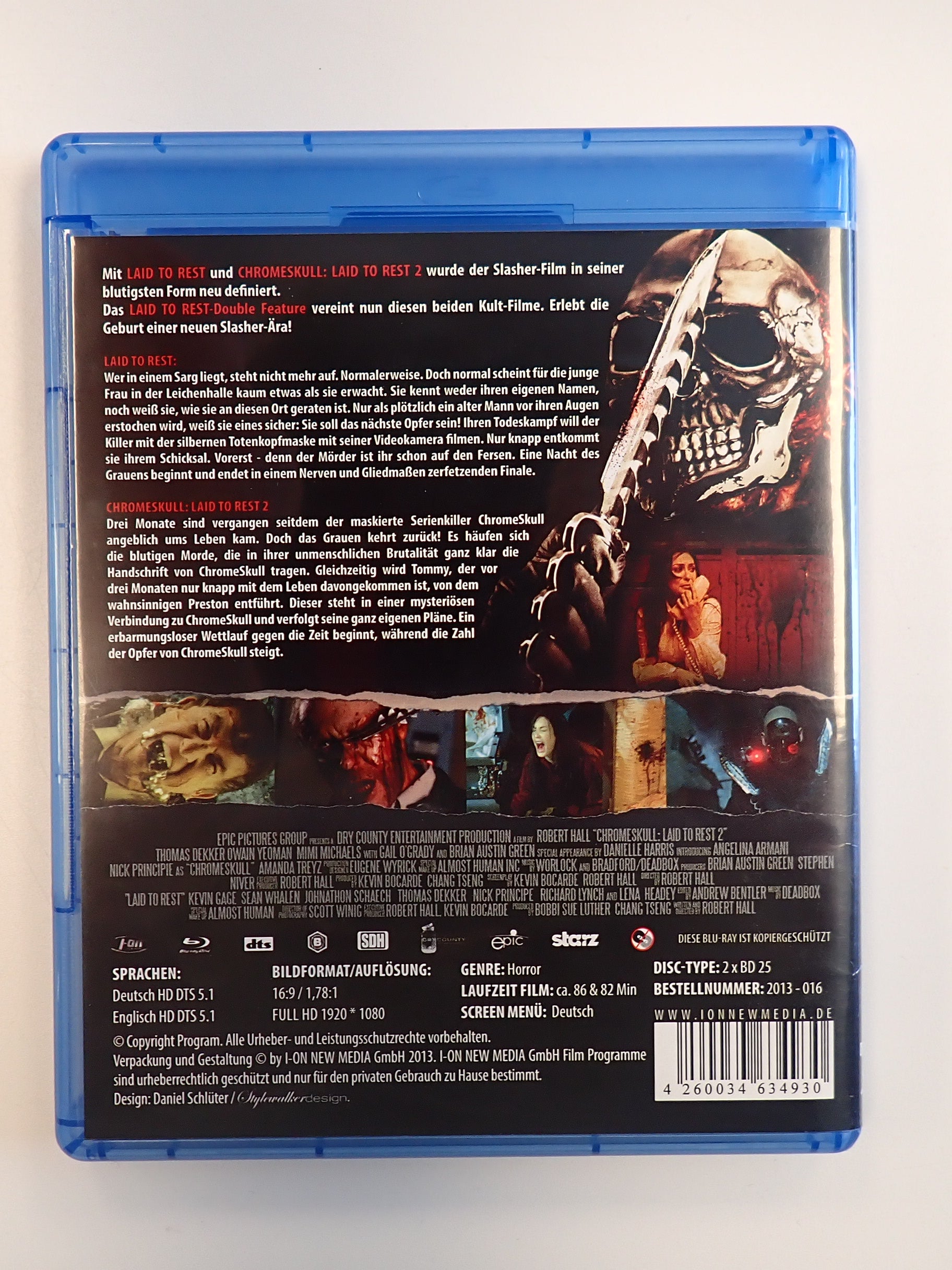Laid to Rest & Chromeskull Laid to Rest 2 - Blu-Ray [Pre-Owned]