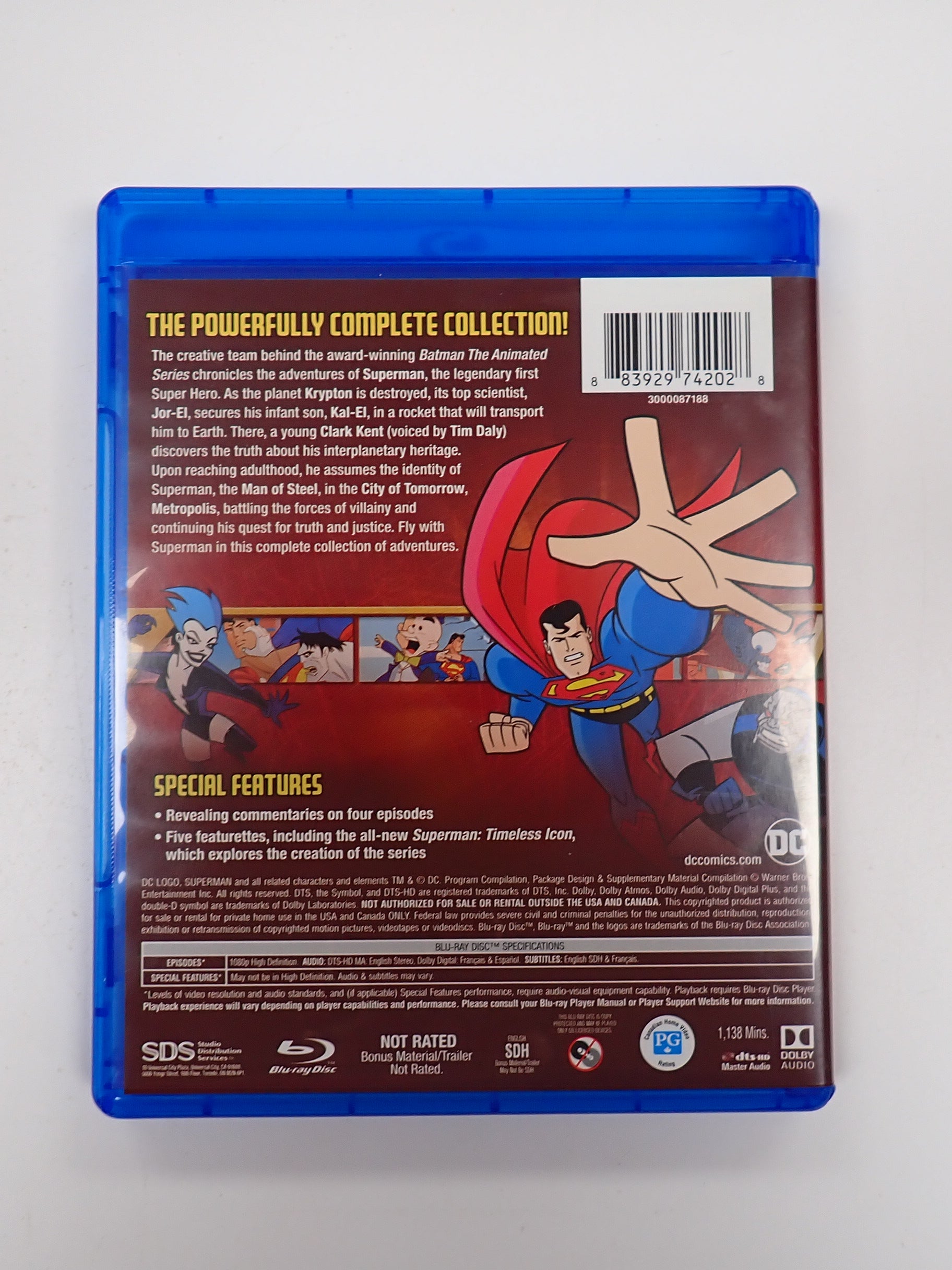 Superman The Complete Animated Series - Blu-Ray [Pre-Owned]