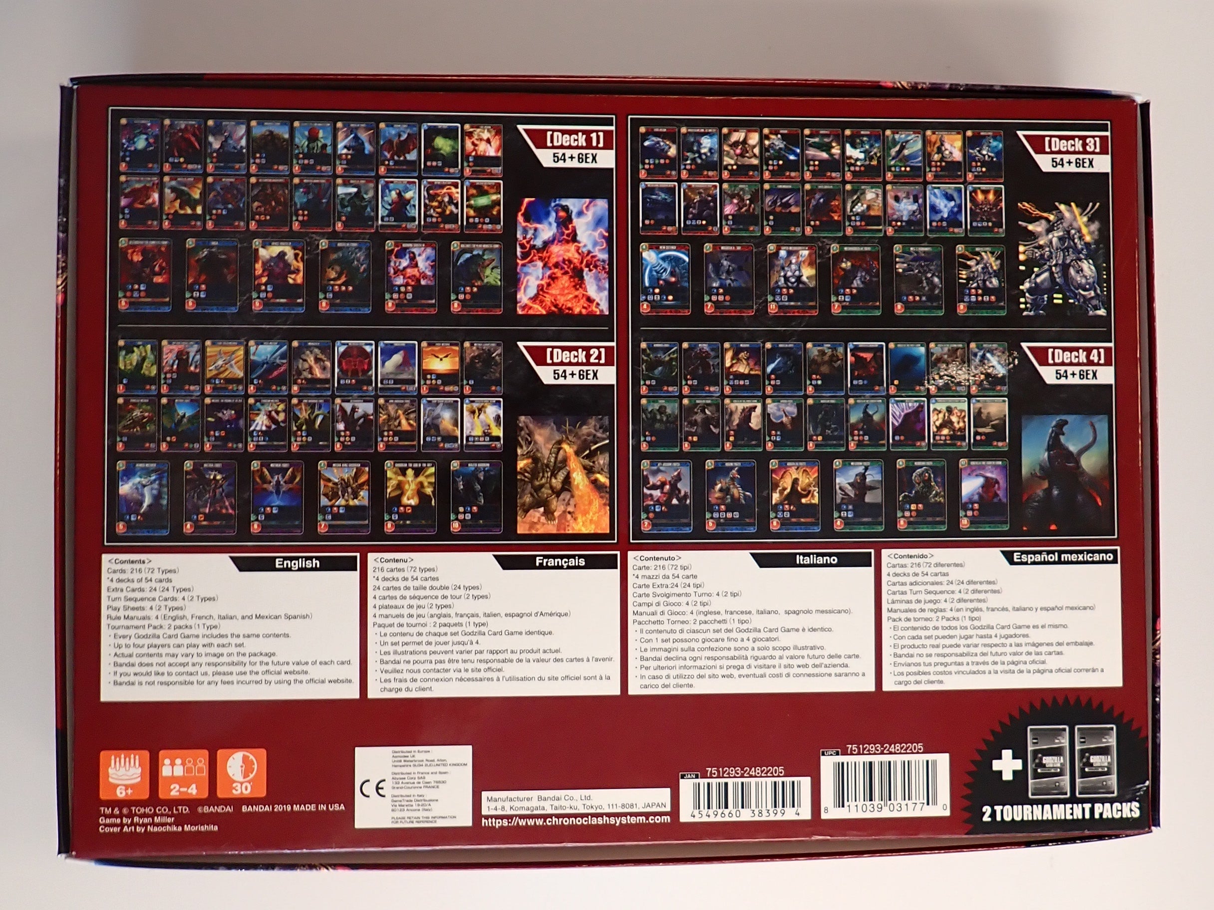 Godzilla Card Game GZ-01 Chrono Clash [Pre-Owned]