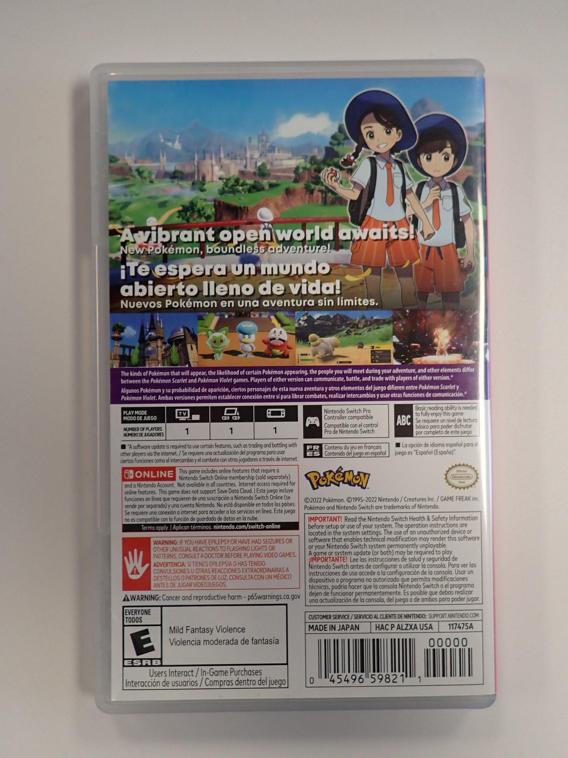 Pokemon Scarlet - Switch [Pre-Owned]