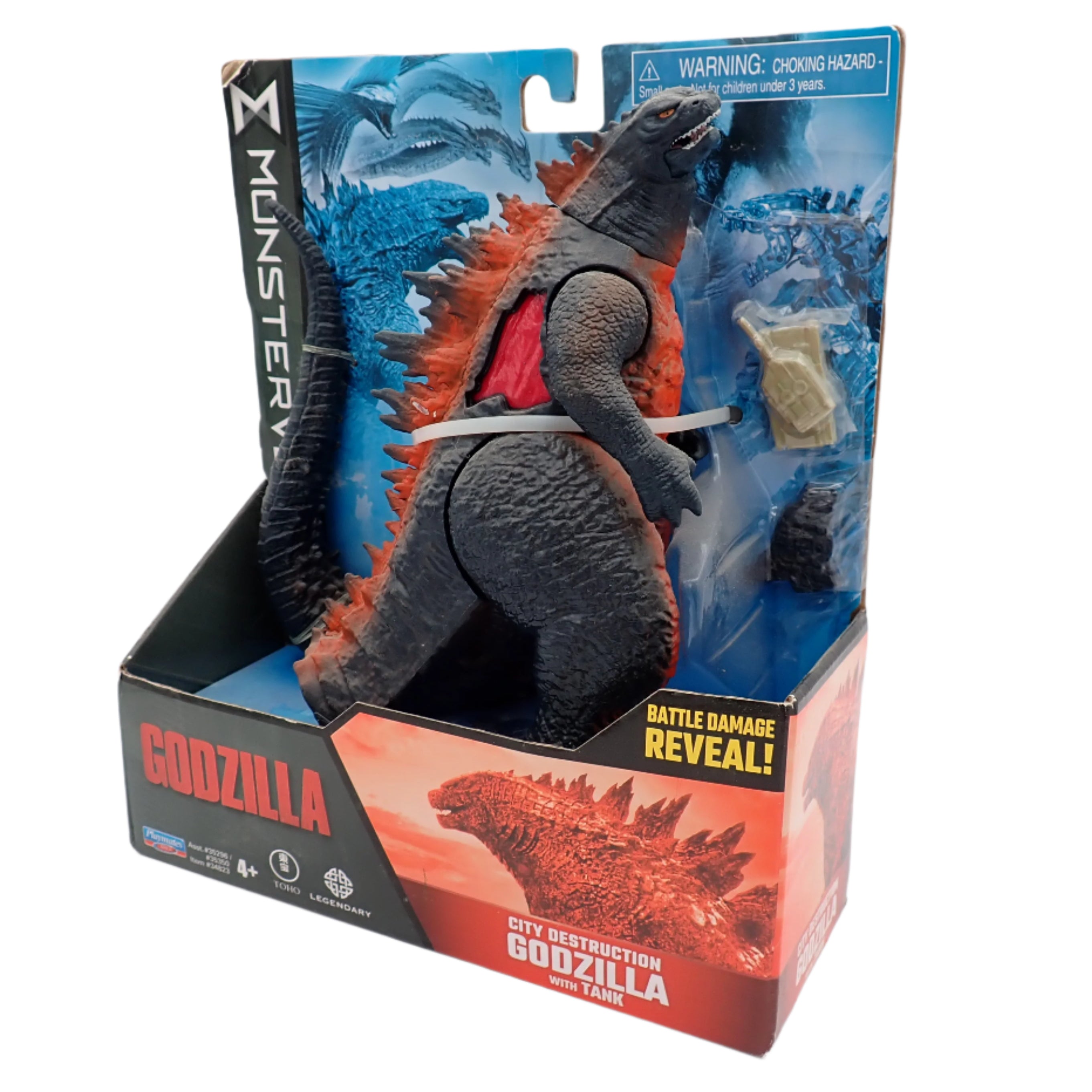 City Destruction Godzilla With Tank - Godzilla