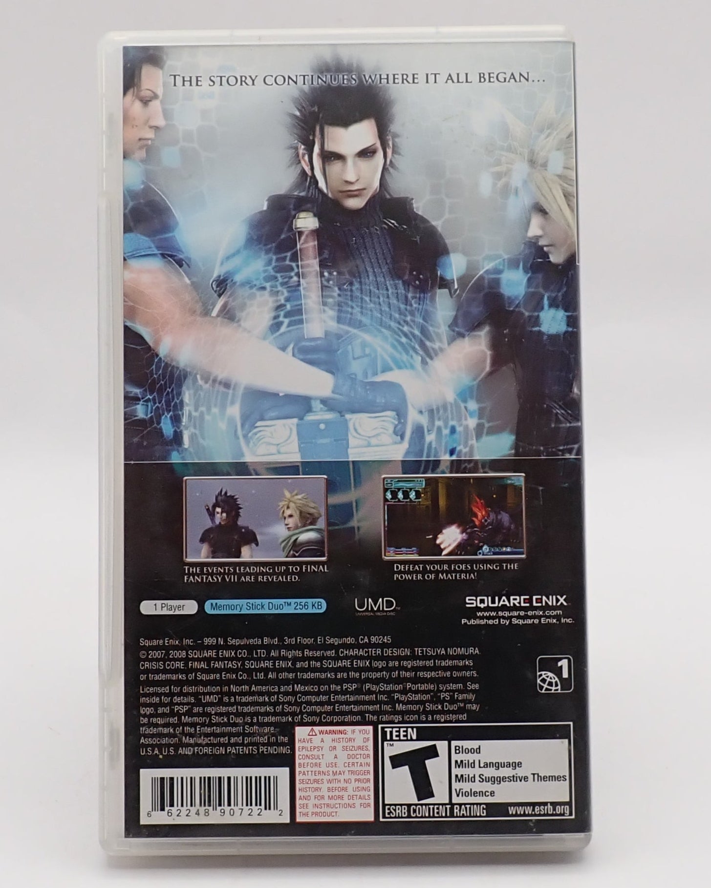 Crisis Core Final Fantasy VII - PSP