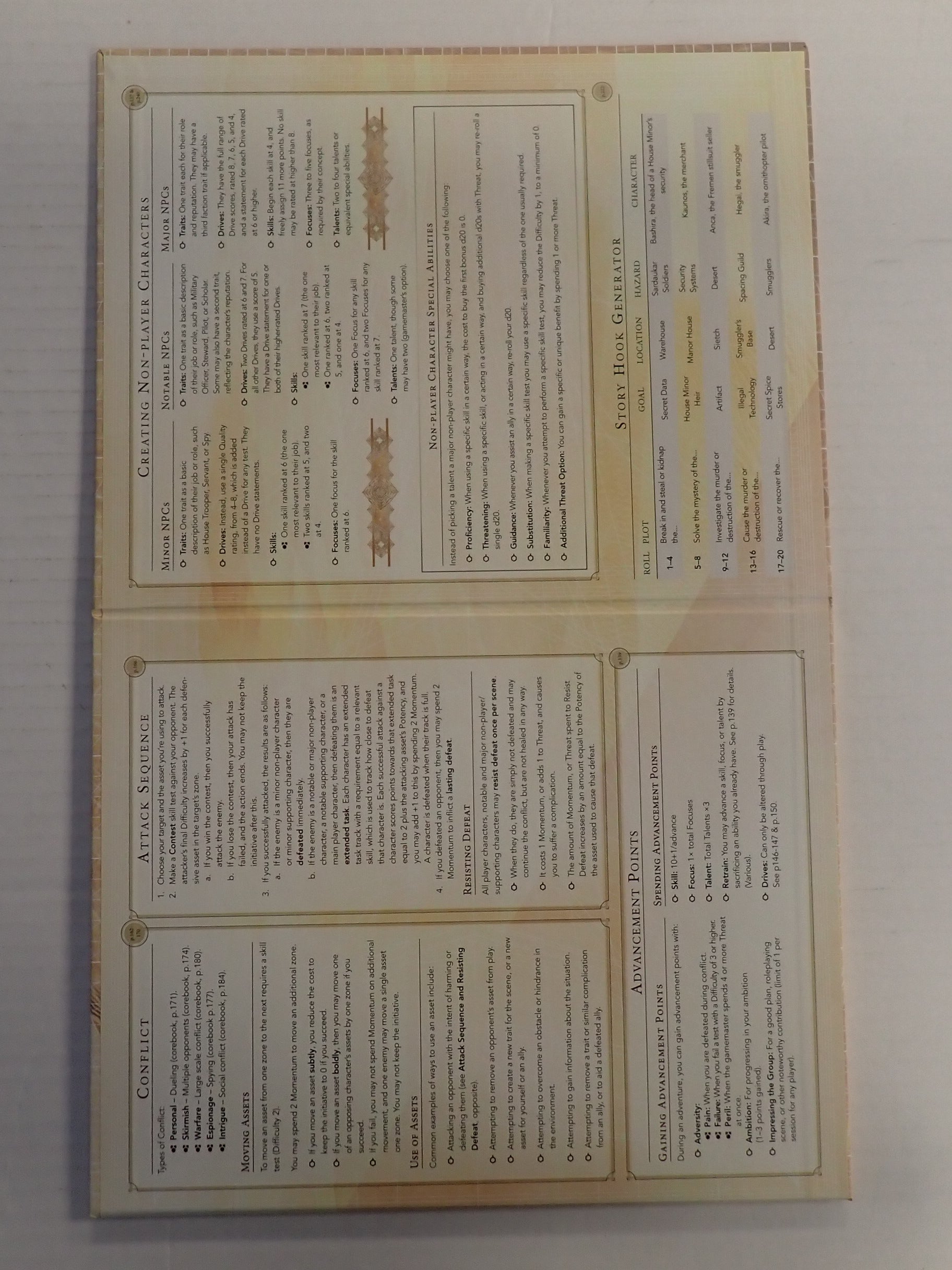 Dune Adventures in the Imperium - Gamemaster's Toolkit and Asset Cards Agent and Architect [Pre-Owned]