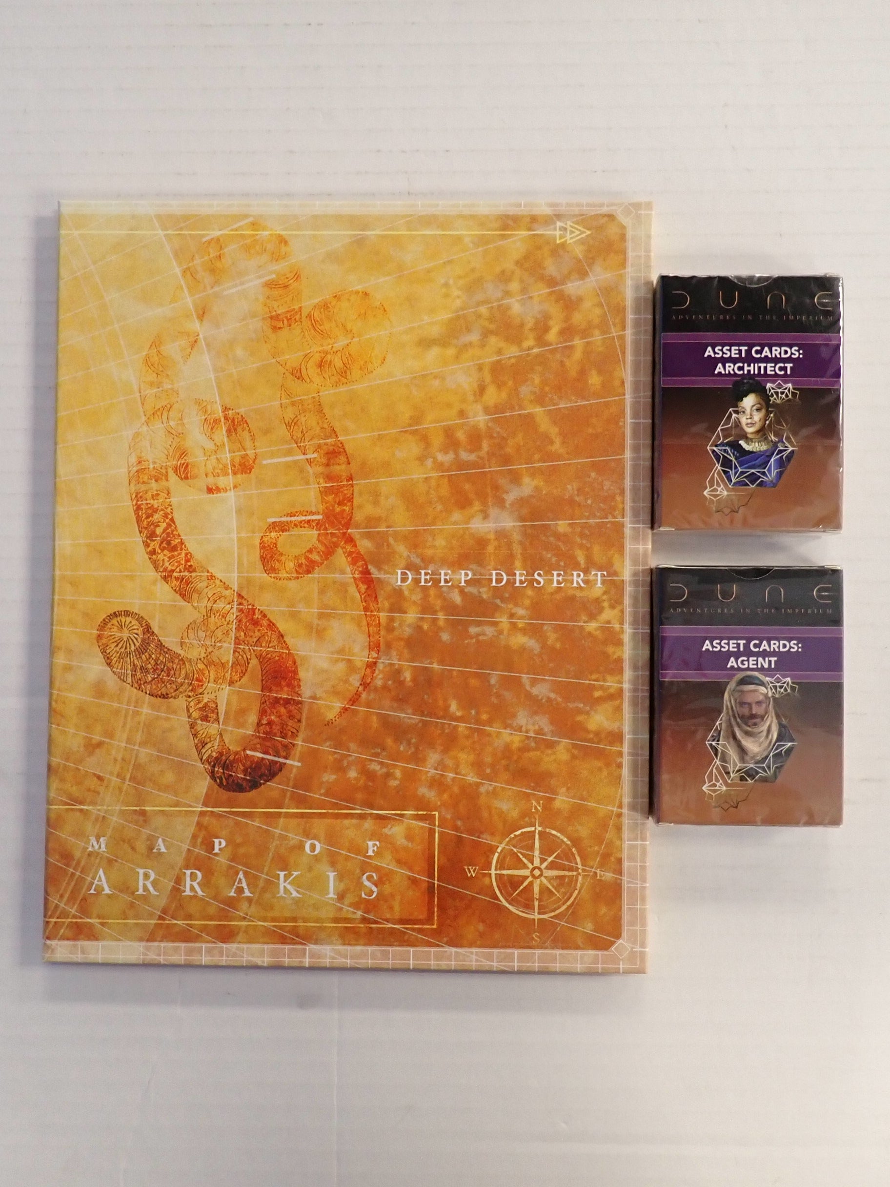 Dune Adventures in the Imperium - Gamemaster's Toolkit and Asset Cards Agent and Architect [Pre-Owned]