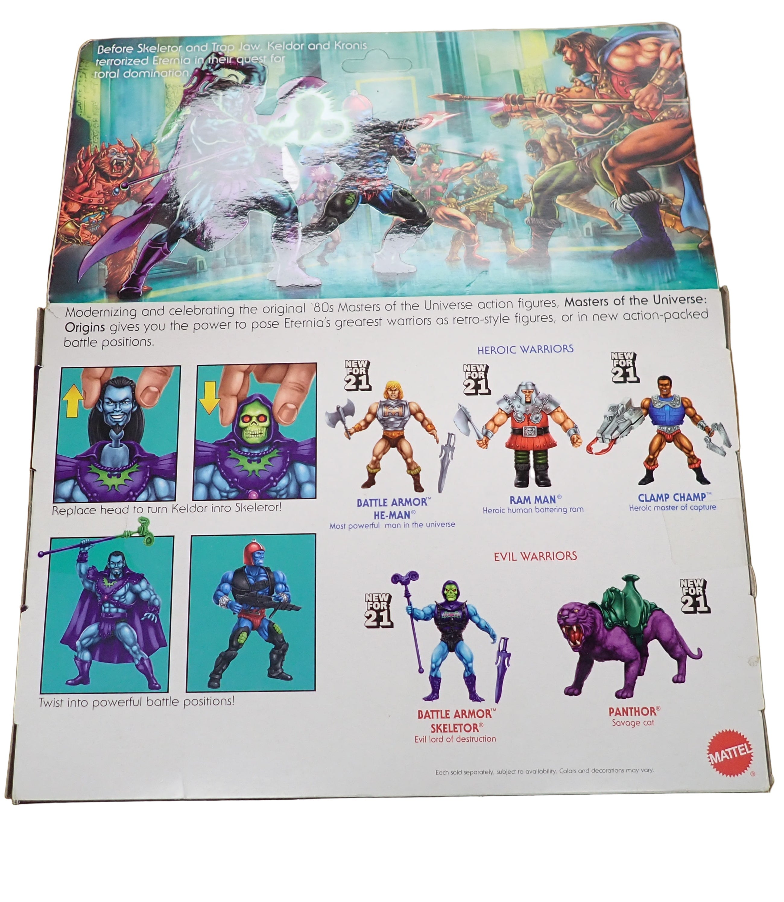 Rise of Evil Keldor and Origins Kronis Figures - Masters of the Universe