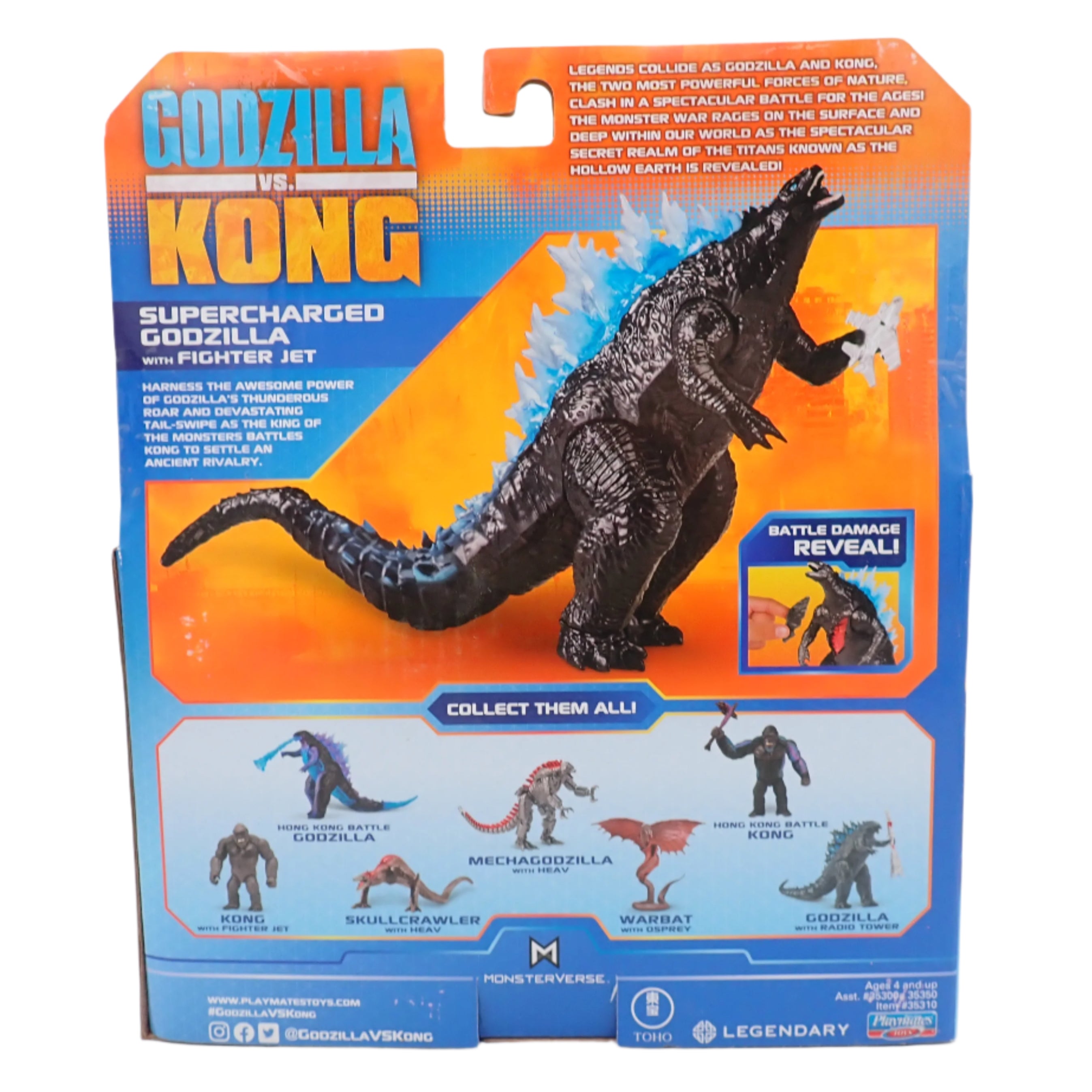 Supercharged Godzilla WIth Fighter Jet - Godzilla vs. Kong