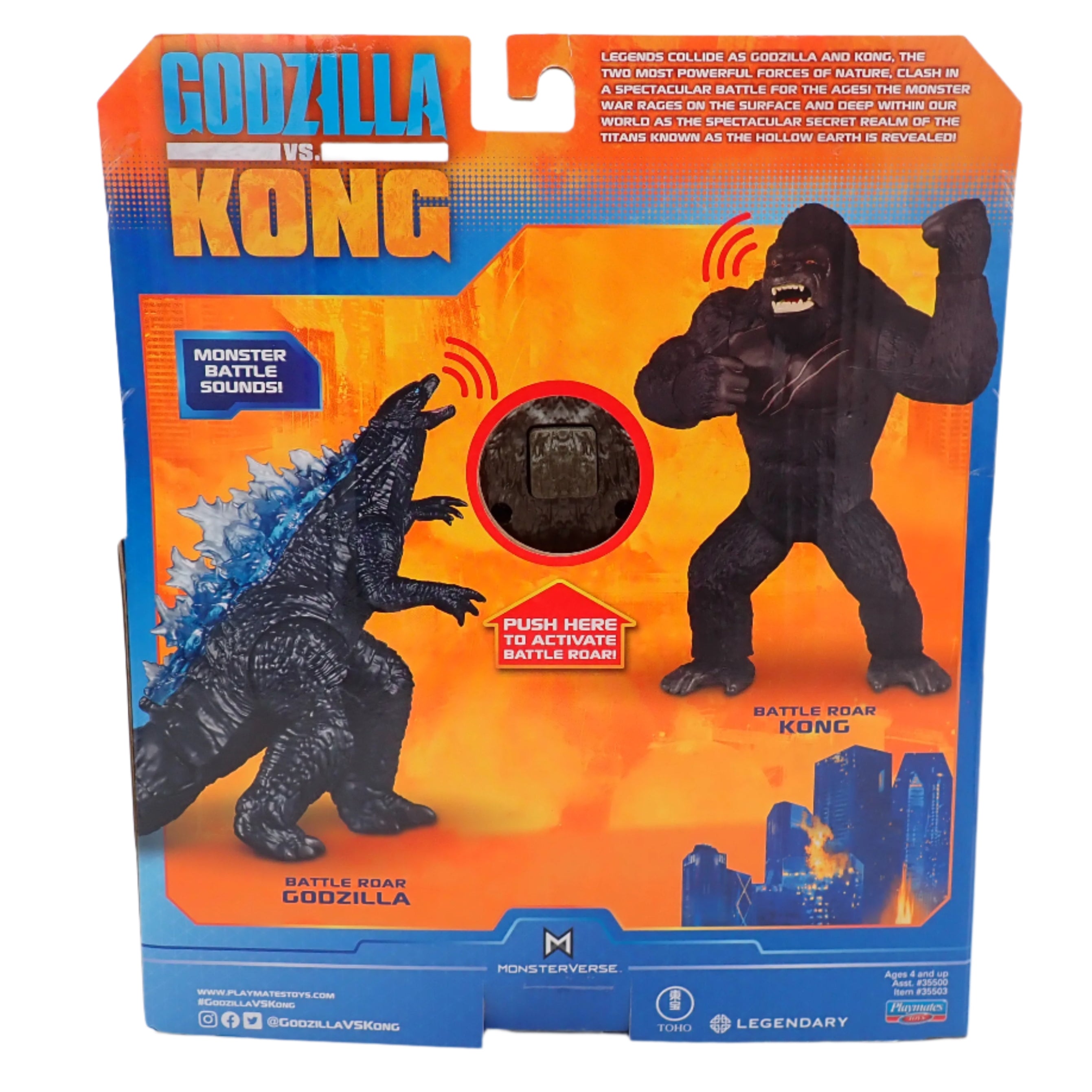 Battle Roar Kong- Godzilla vs. Kong