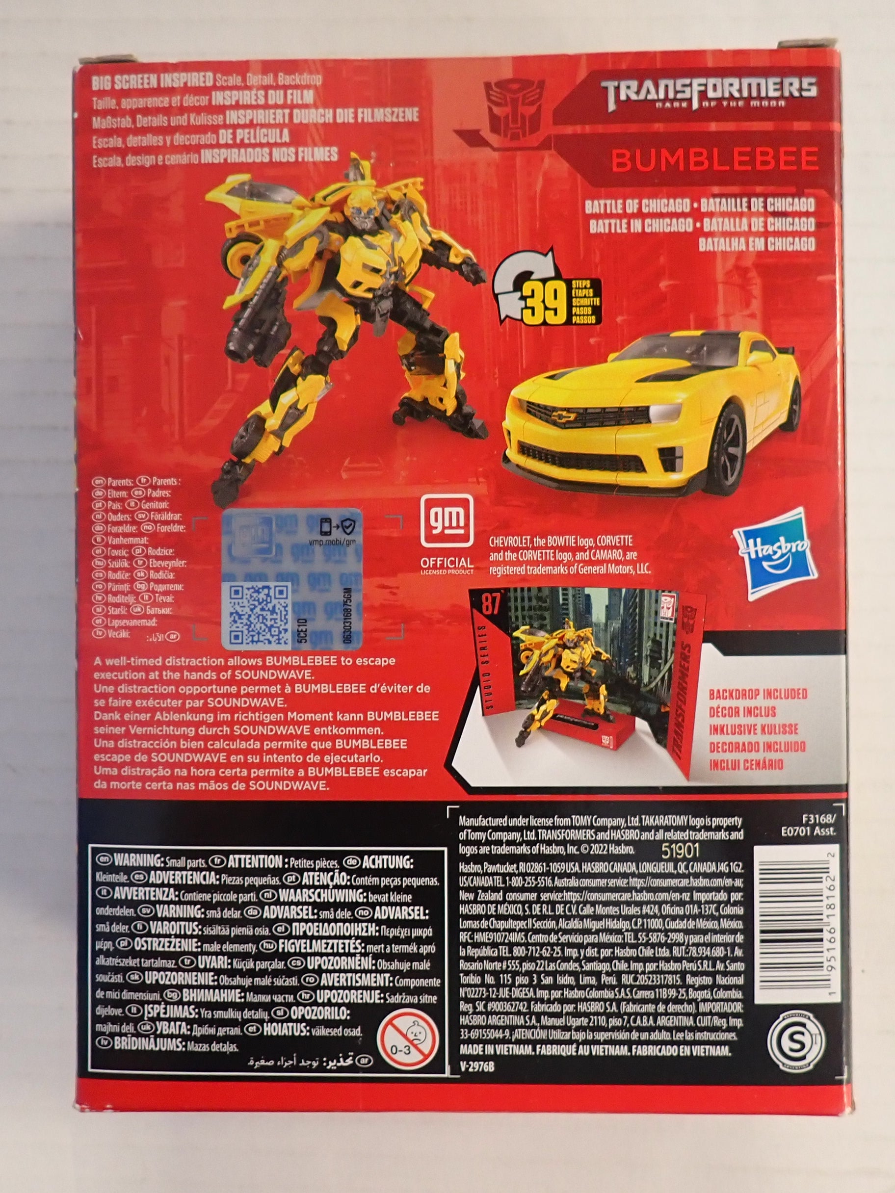 Dark of the Moon Studio Series 87 Bumblebee - Takaratomy [Pre-Owned]
