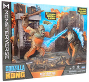 City Battle Figures & Diorama Set - Godzilla vs. Kong