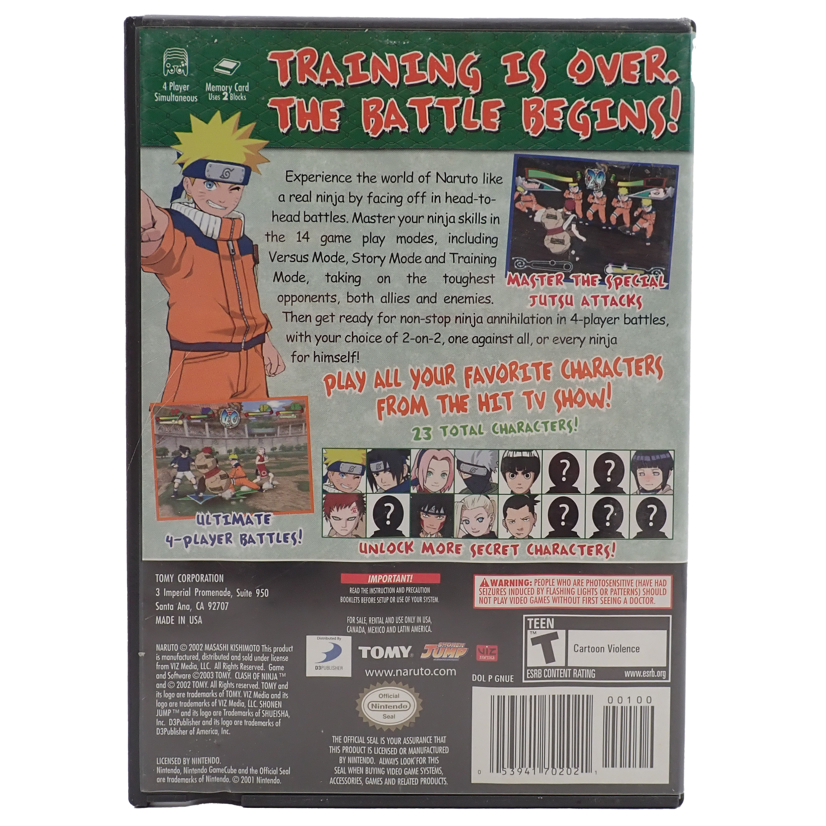 Naruto Clash of Ninja 2 - GameCube