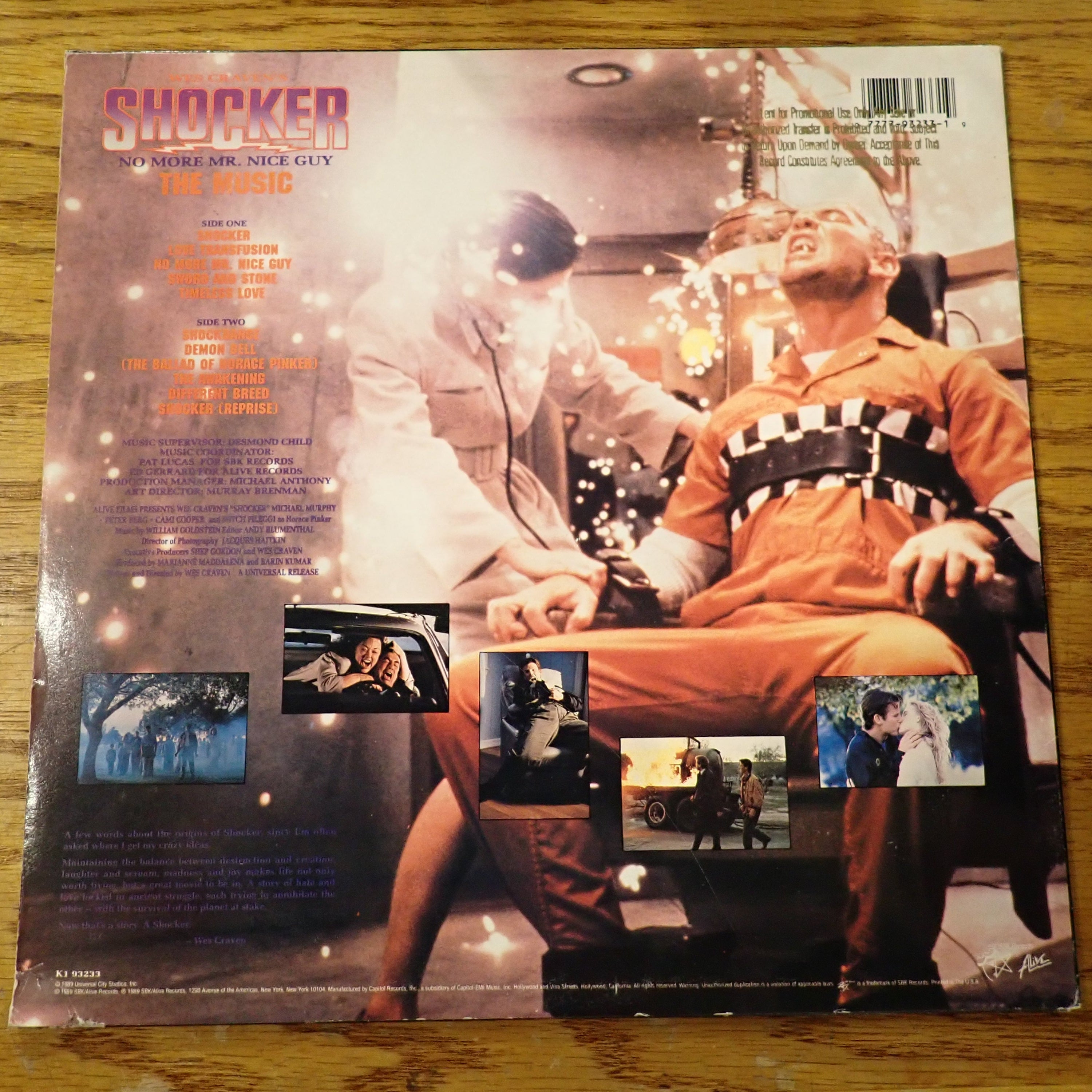 Wes Craven's Shocker (The Music) Soundtrack