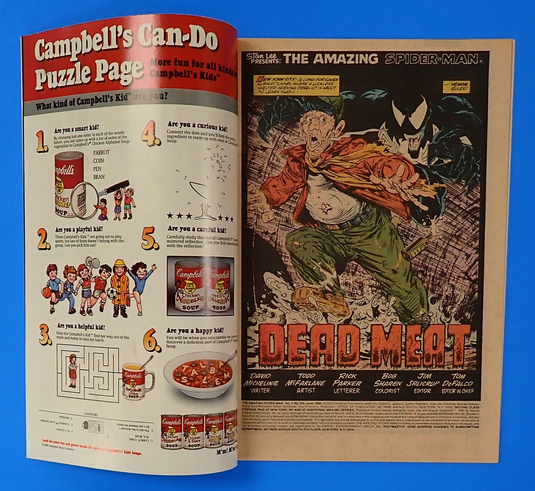 Amazing Spider-Man #316 (1989) - VF (8.0) - Iconic McFarlane Cover
