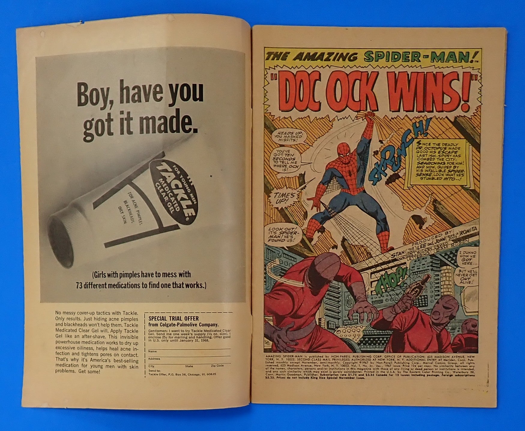 Amazing Spider-Man #55 (1967) - VG/VG+ (4.0-4.5) - Iconic John Romita Sr. Cover