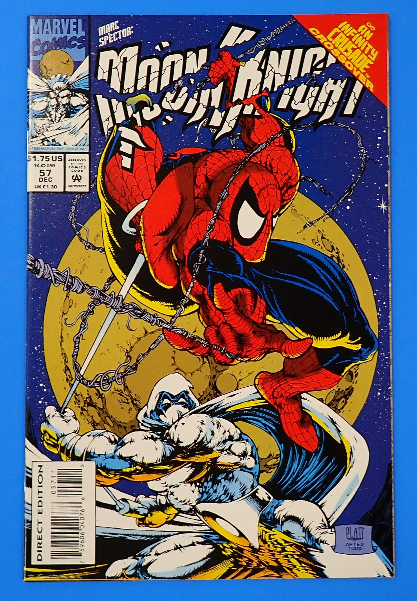Marc Spector: Moon Knight #1 (1993) - NM (9.4) - ASM #300 Homage