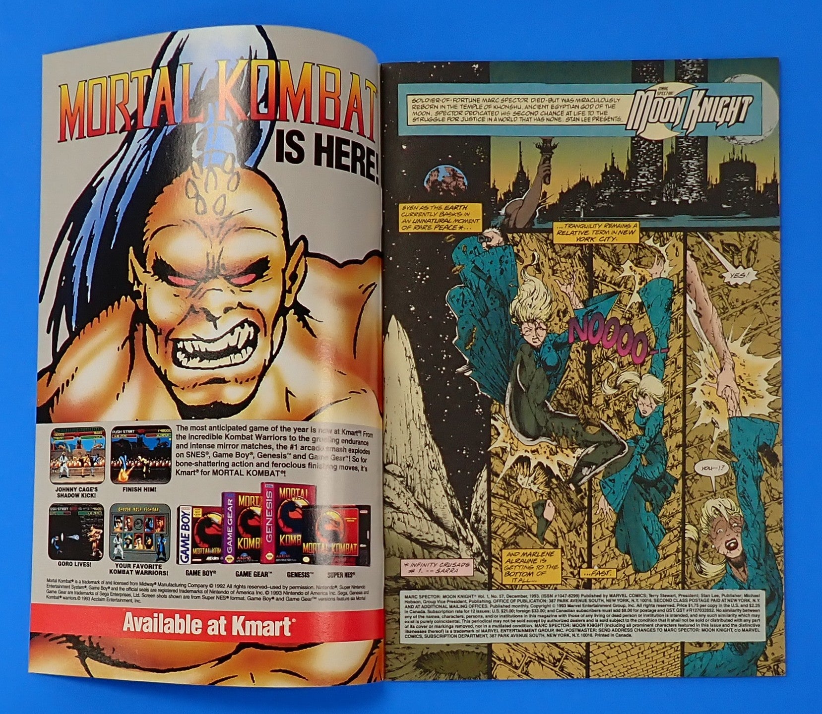Marc Spector: Moon Knight #1 (1993) - NM (9.4) - ASM #300 Homage