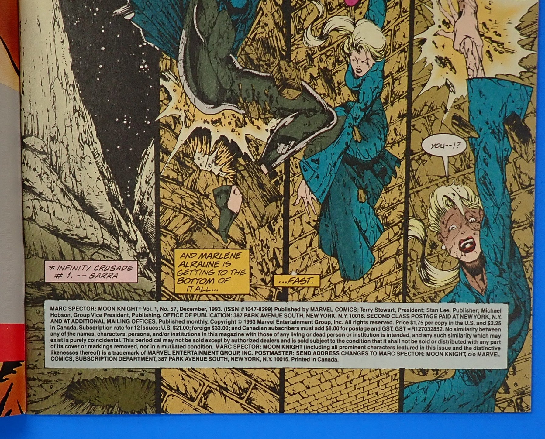 Marc Spector: Moon Knight #1 (1993) - NM (9.4) - ASM #300 Homage