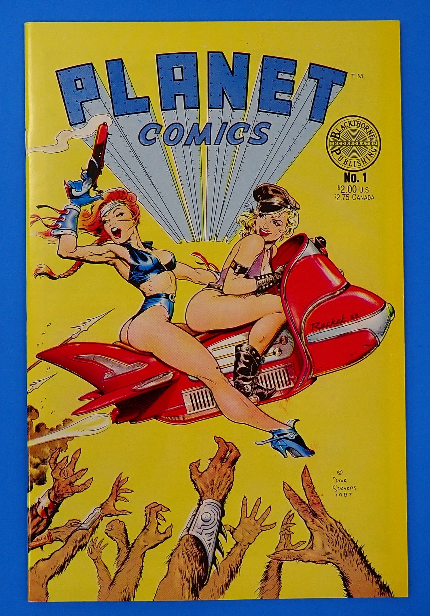 Planet Comics #1 (1988) - NM- (9.2) - Iconic Dave Stevens Cover