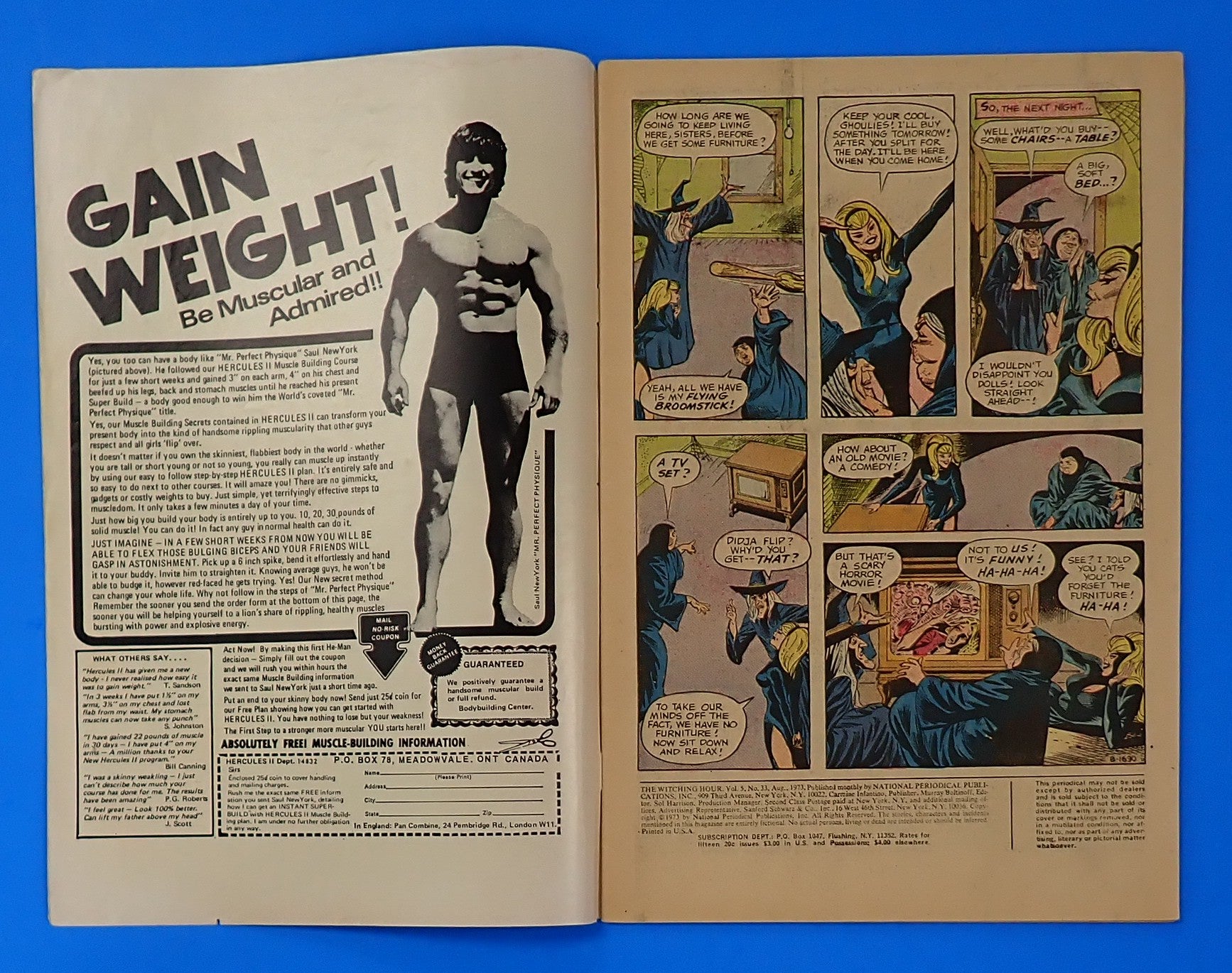 Witching Hour #33 (1973) - VG/FN- (5.0-5.5) - Classic DC Horror