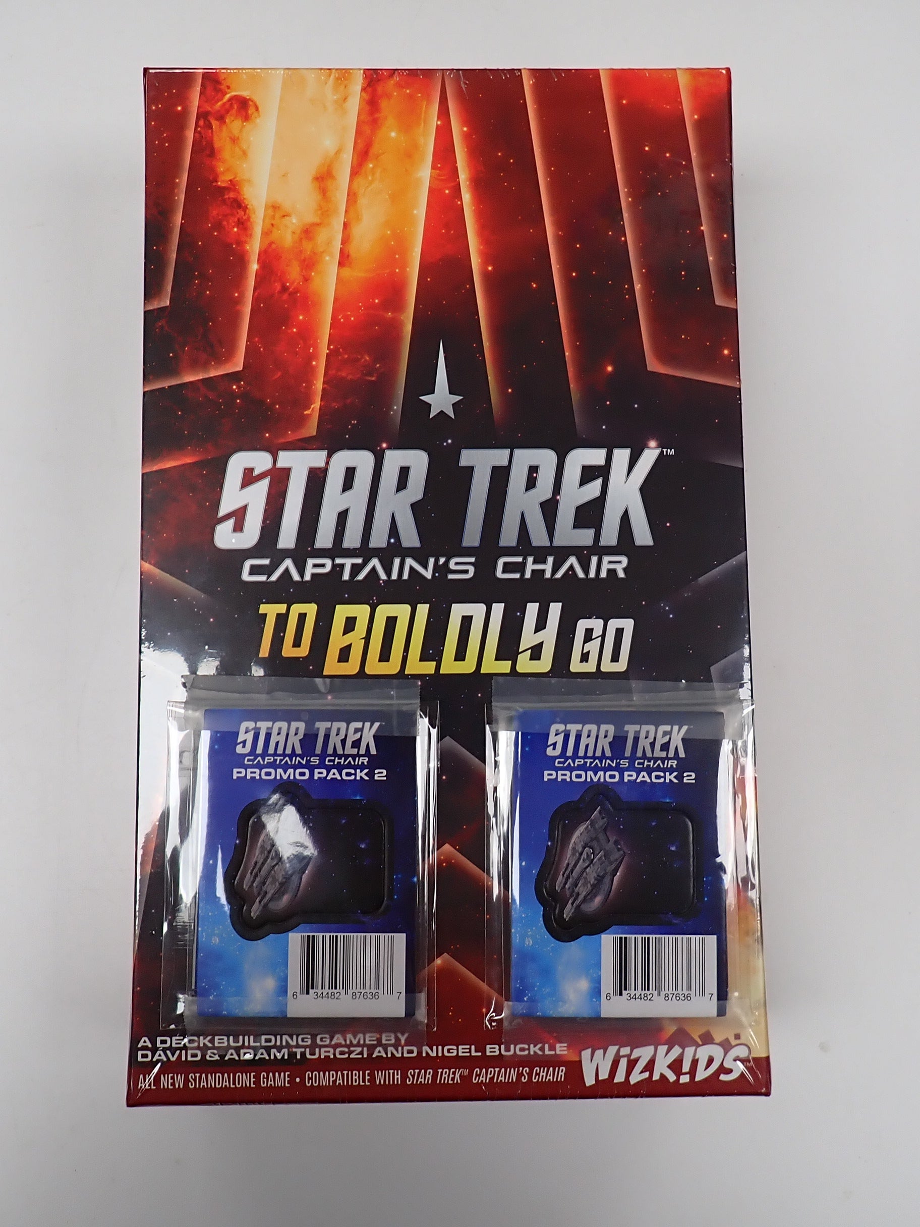 Star Trek Captain's Chair To Boldly Go [Factory Sealed] [Cards Included]