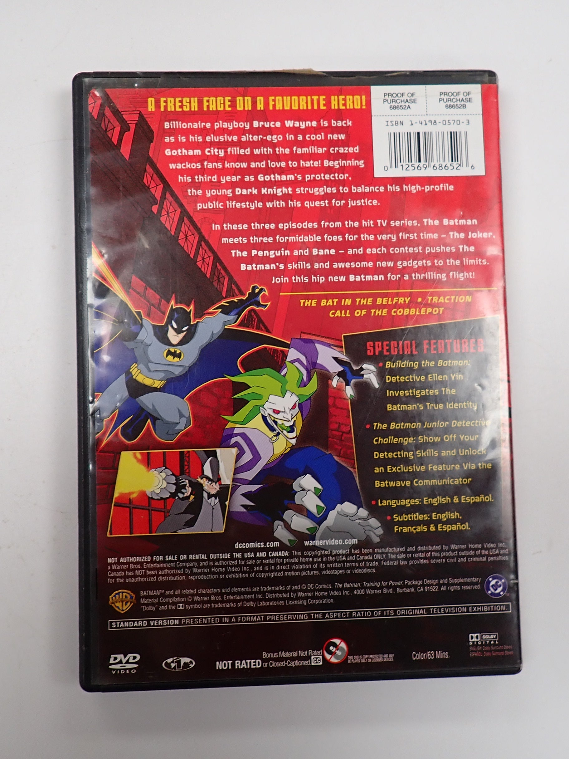 The Batman Training for Power Vol 1 - DVD [Pre-Owned]