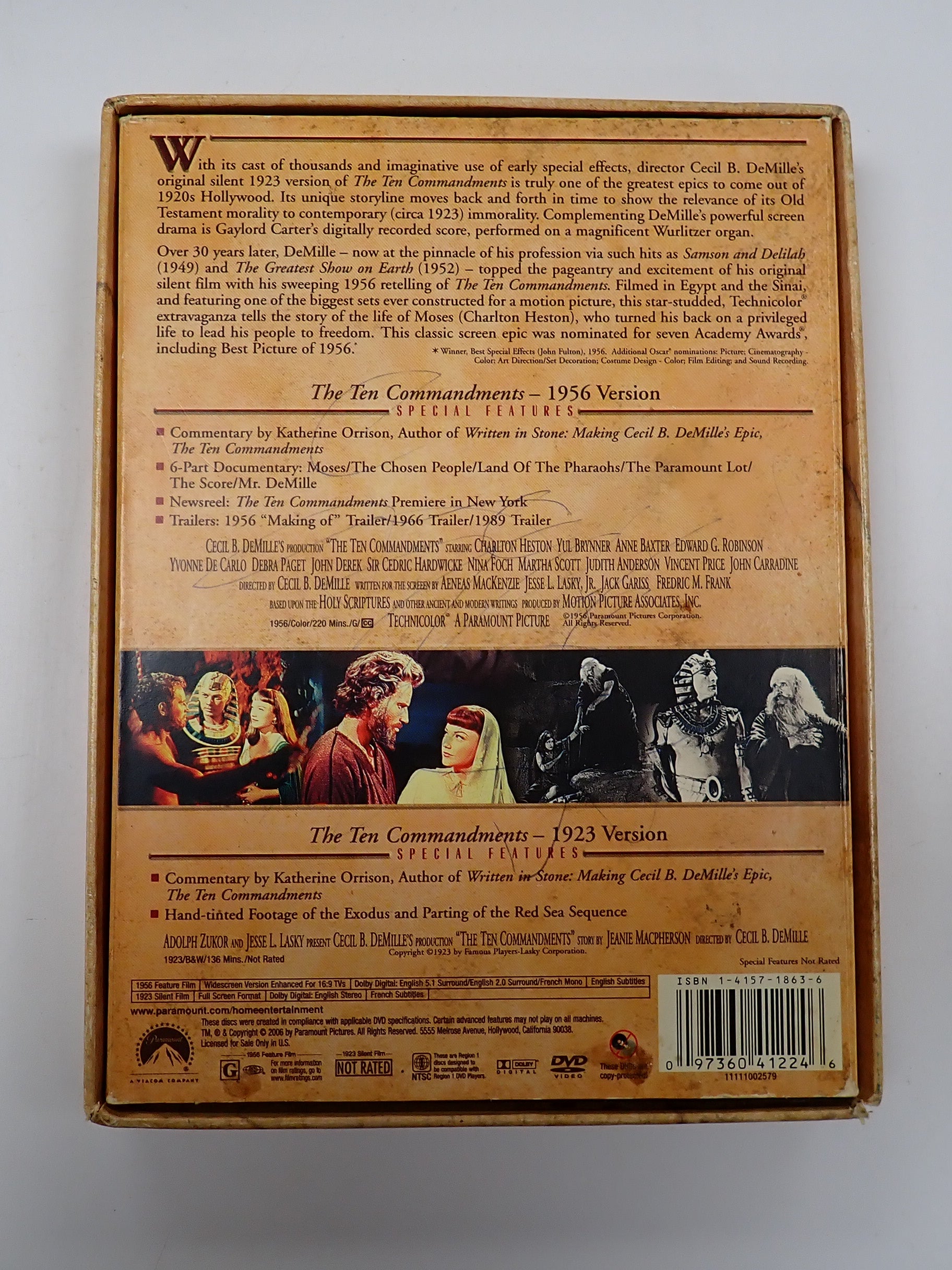 The Ten Commandments [50th Anniversary Collection] - DVD [Pre-Owned]