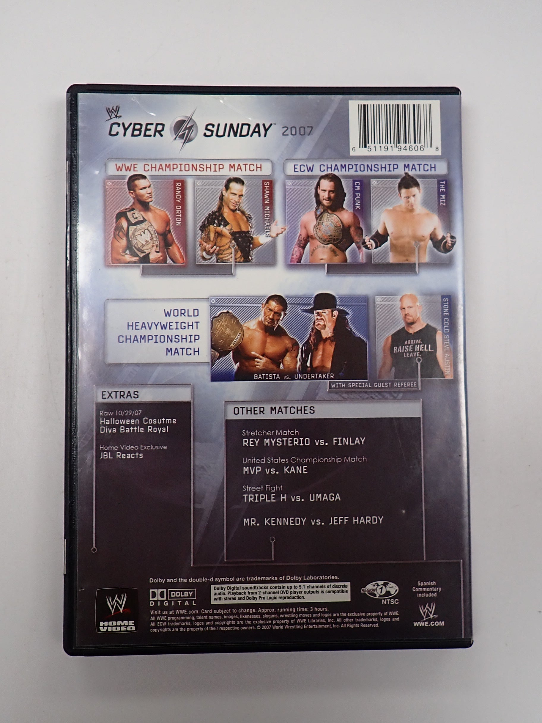 WWE Cyber Sunday 2007 - DVD [Pre-Owned]