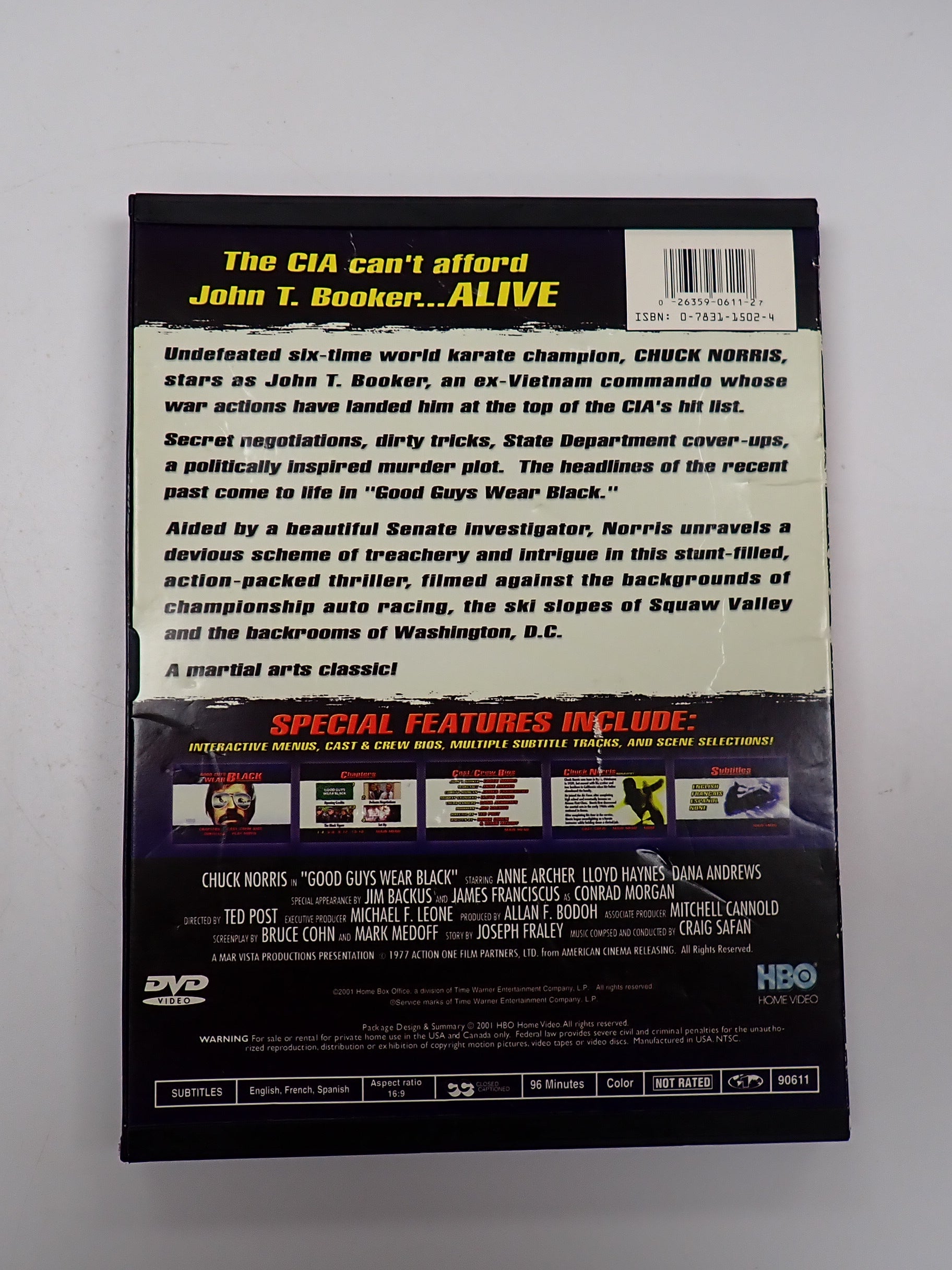 Good Guys Wear Black featuring Chuck Norris - DVD [Pre-Owned]