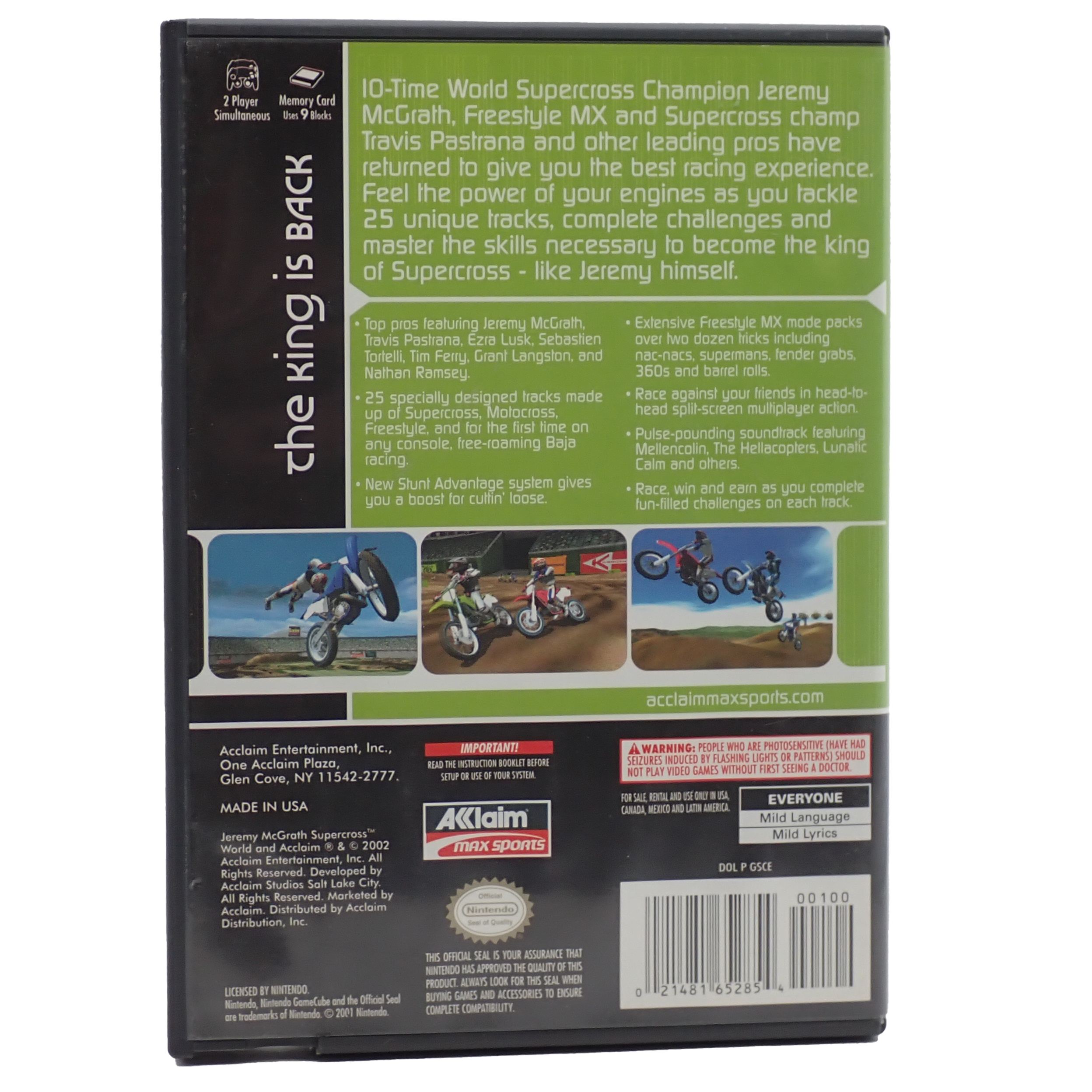 Jeremy McGrath Supercross World - GameCube