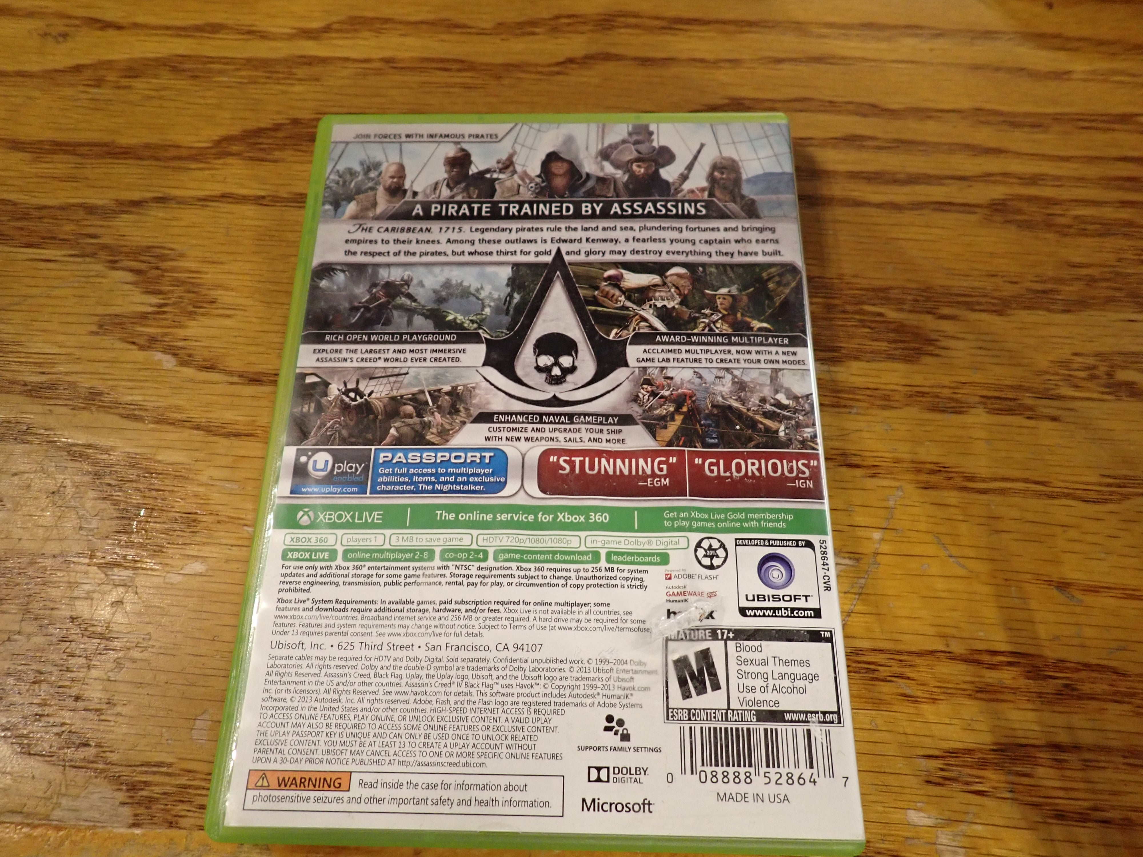 Assassin's Creed IV Black Flag - XB360