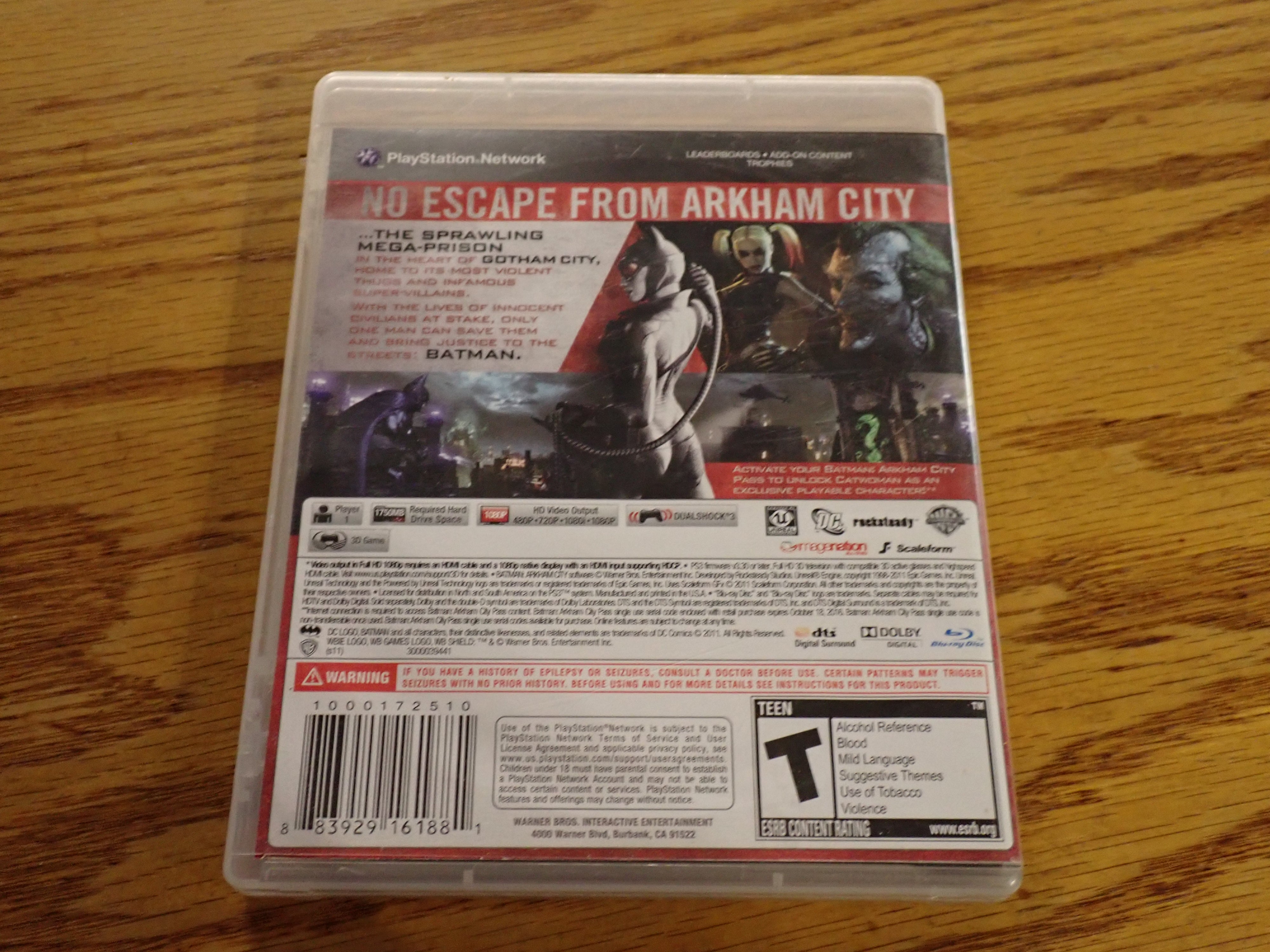 Batman Arkham City - PS3