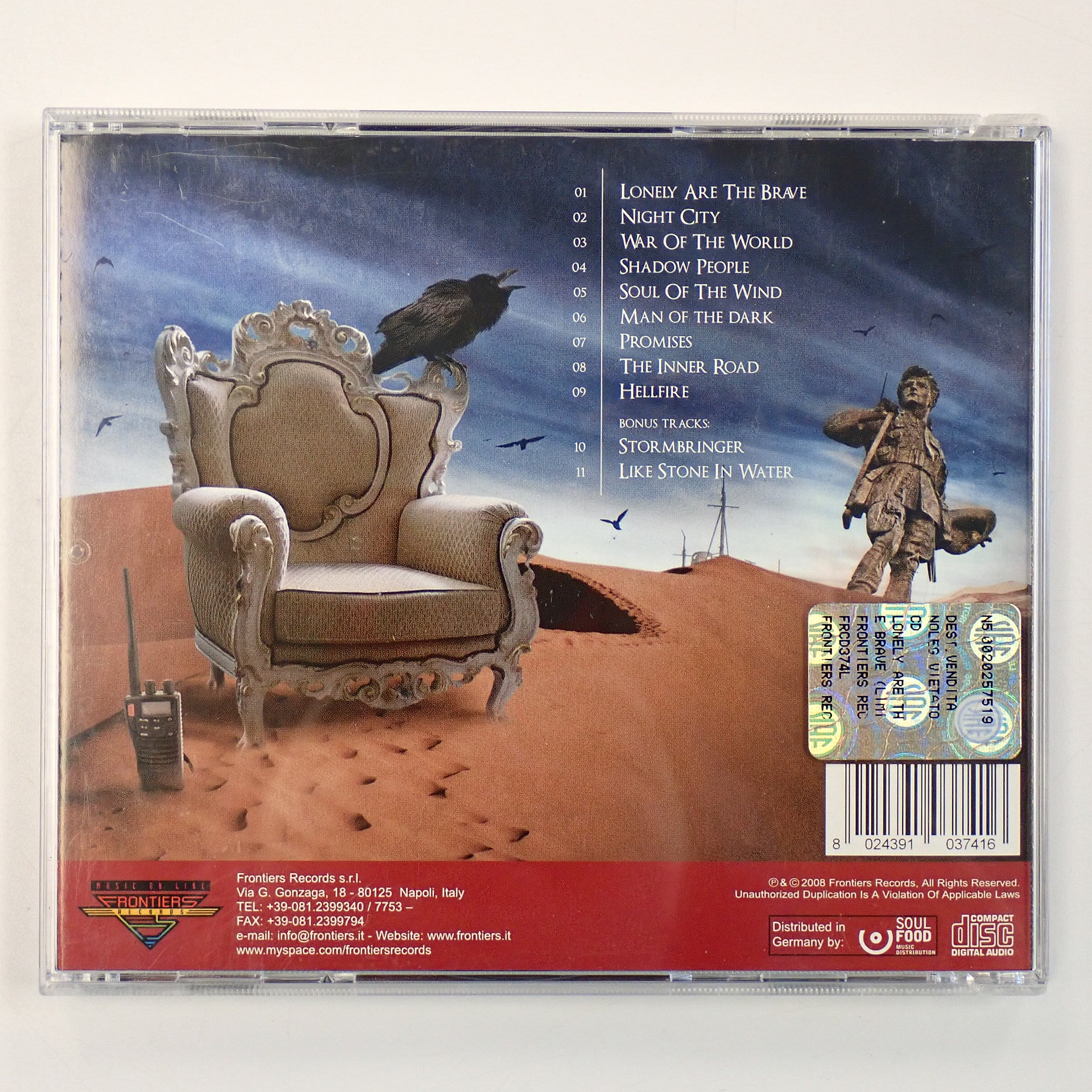 Jorn - Lonely Are the Brave - CD