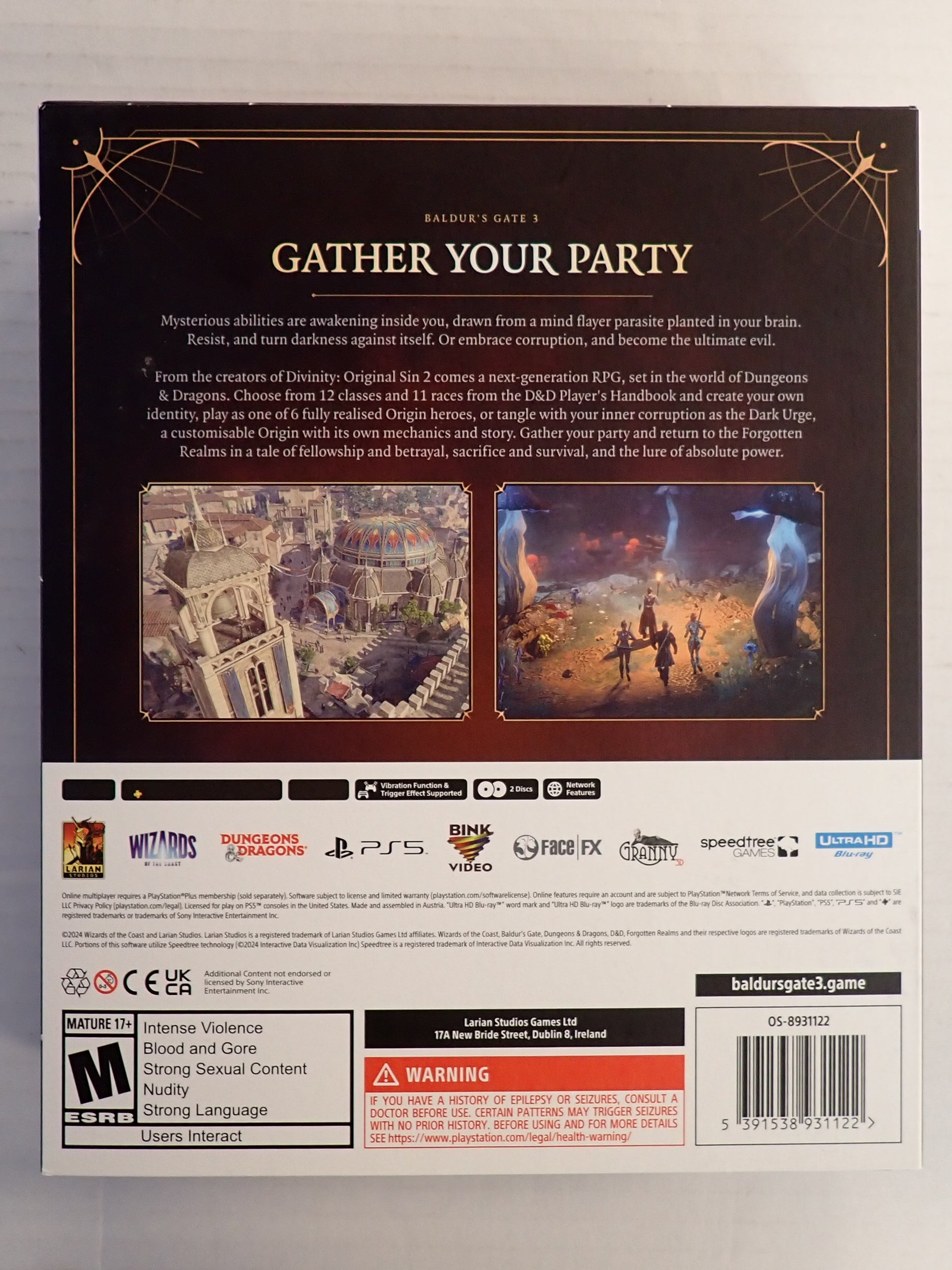 Baldur's Gate 3 - PS5 [Pre-Owned]