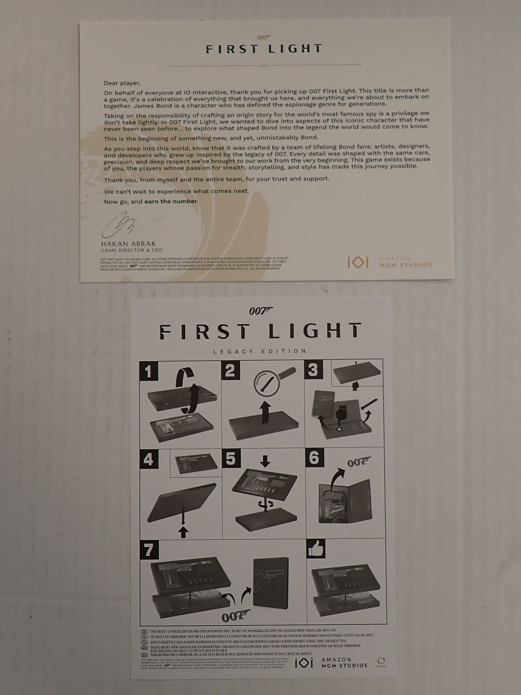 007 First Light - PS5 Legacy Edition [Pre-Owned]
