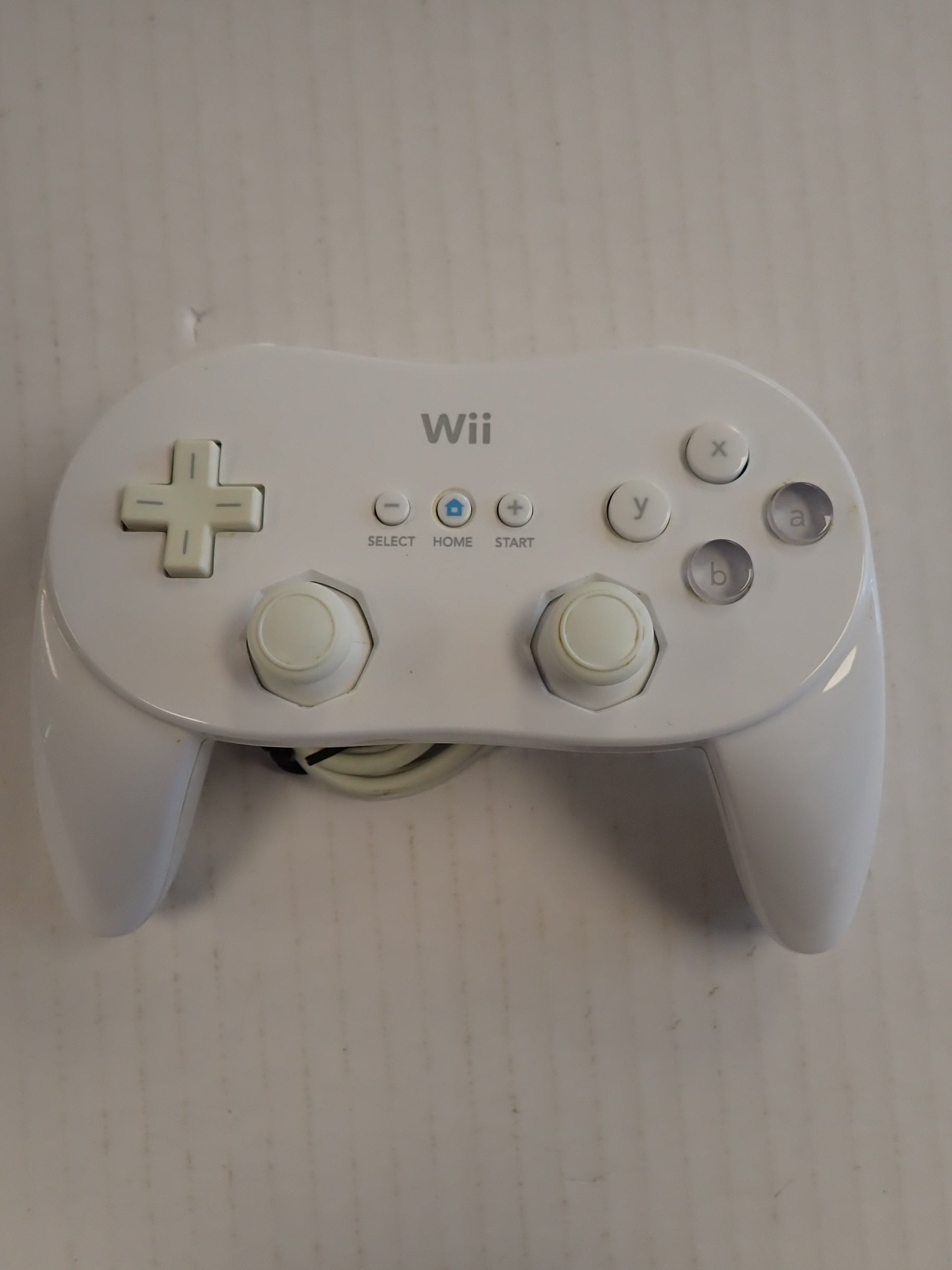 Nintendo Wii Classic Pro Controller OEM White [Pre-Owned]