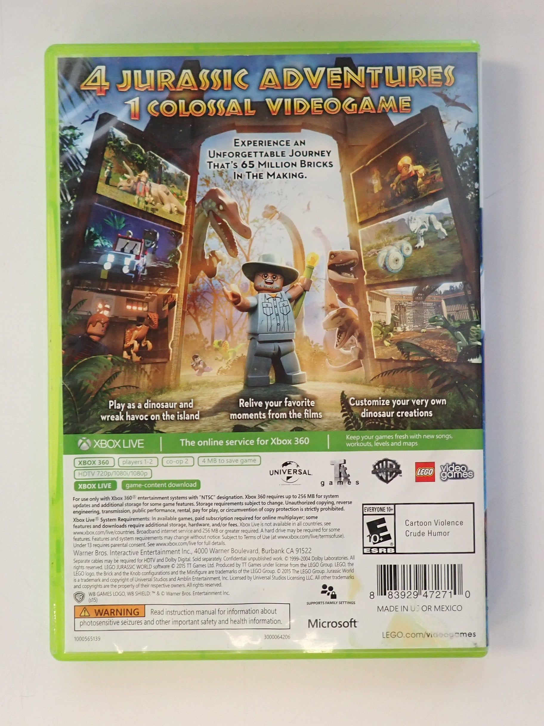 LEGO: Jurassic World - Xbox 360 [Pre-Owned]