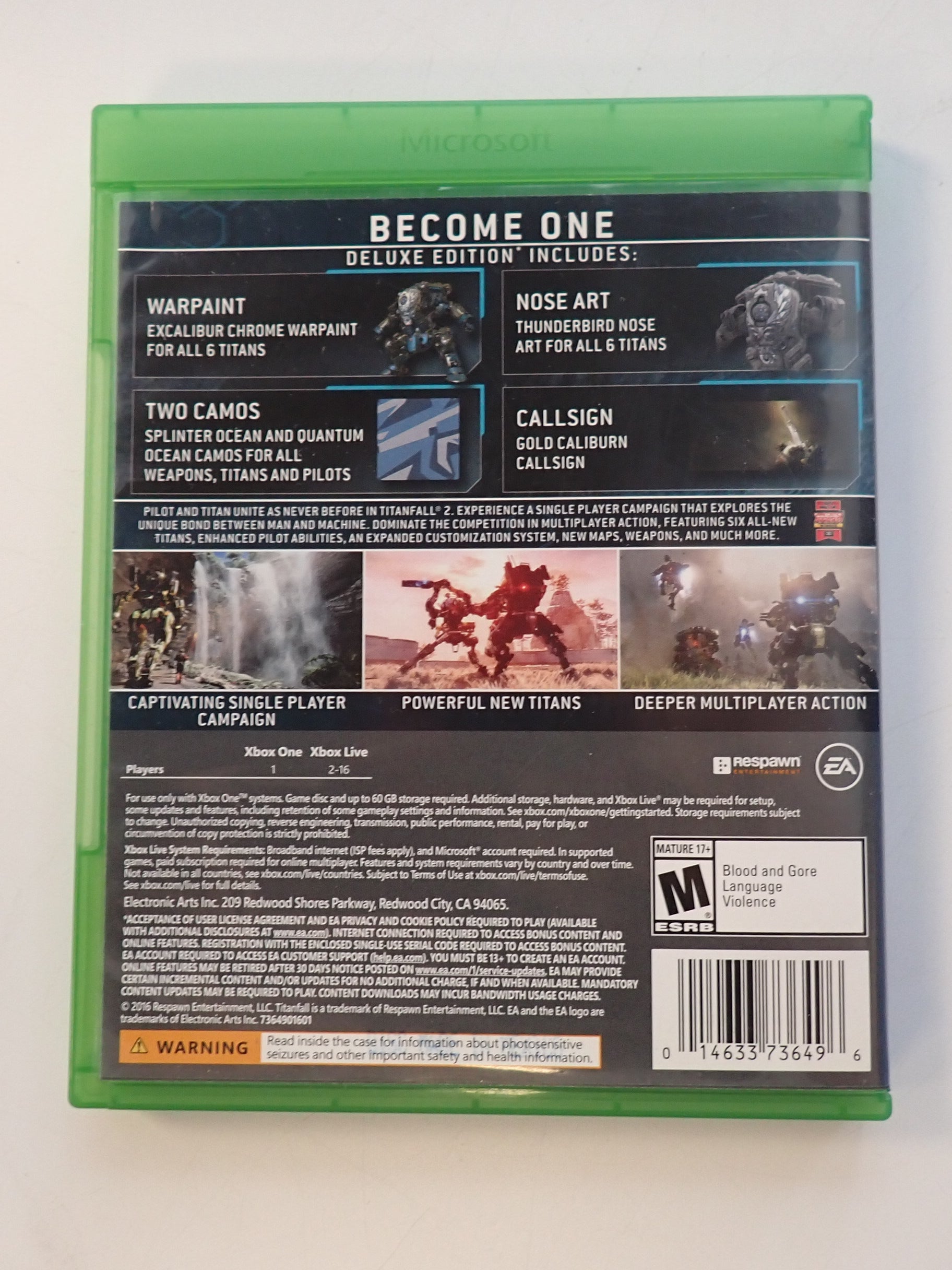Titanfall 2: Deluxe Edition - Xbox One [Pre-Owned]