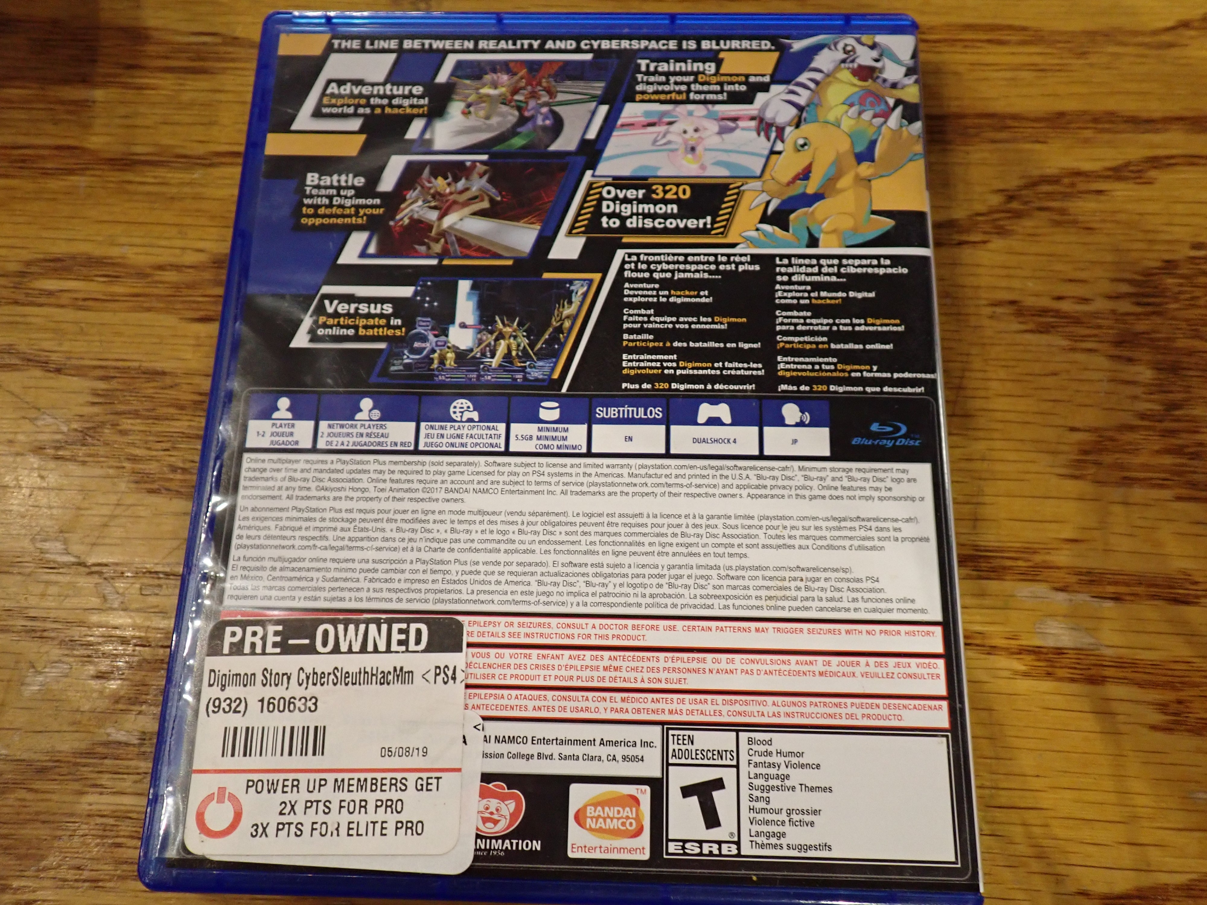 Digimon Story Cyber Sleuth Hacker's Memory - PS4