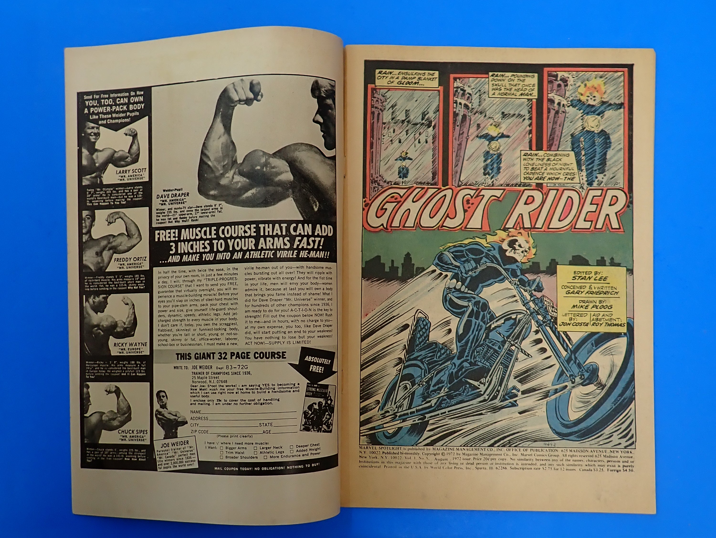 Marvel Spotlight #5 (1972) - FN- (5.5) - 1st App. + Origin Ghost Rider