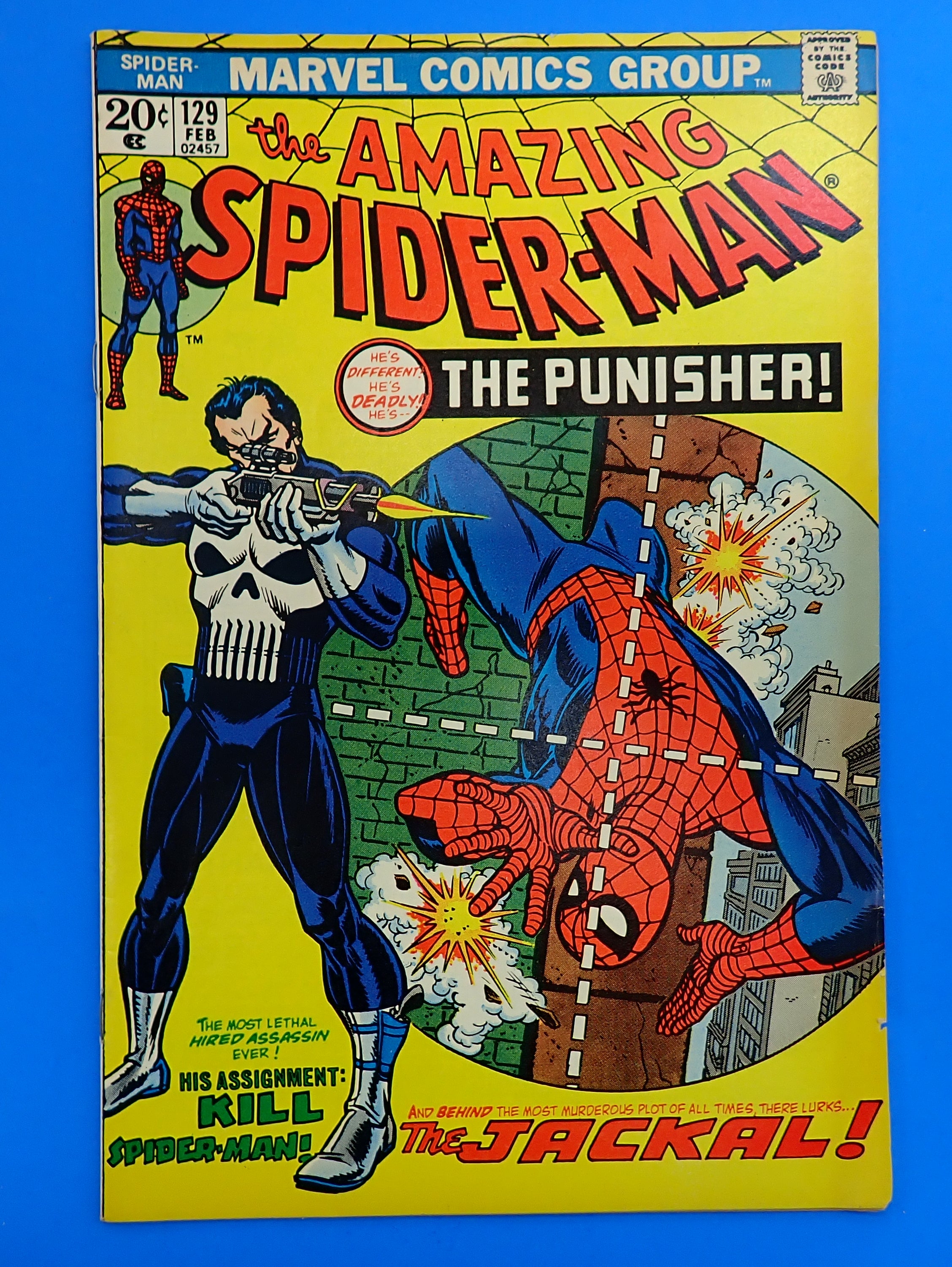 Amazing Spider-Man #129 (1974) - VF- (7.5) - 1st App. The Punisher