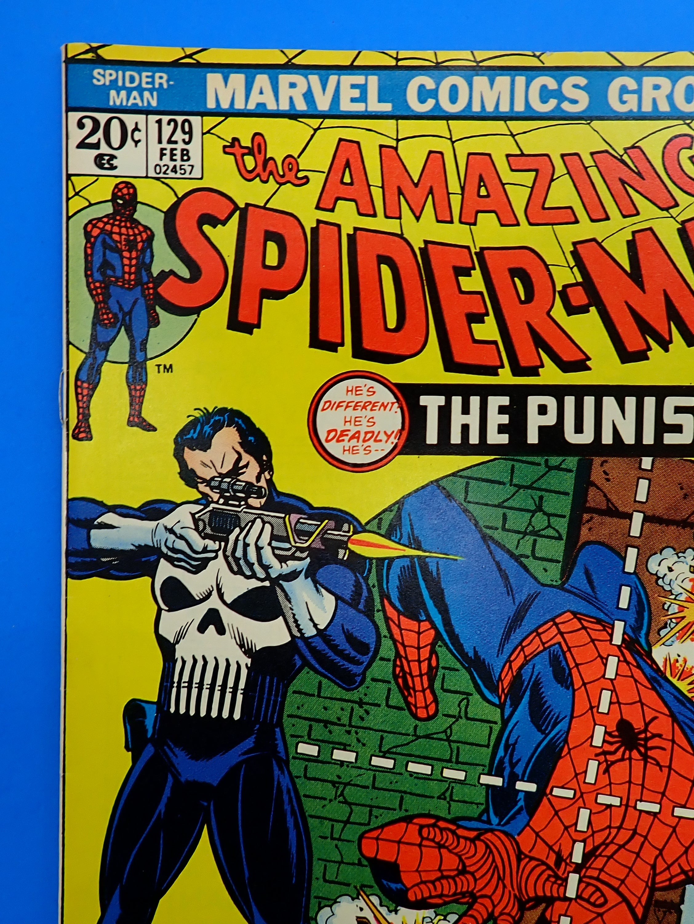 Amazing Spider-Man #129 (1974) - VF- (7.5) - 1st App. The Punisher