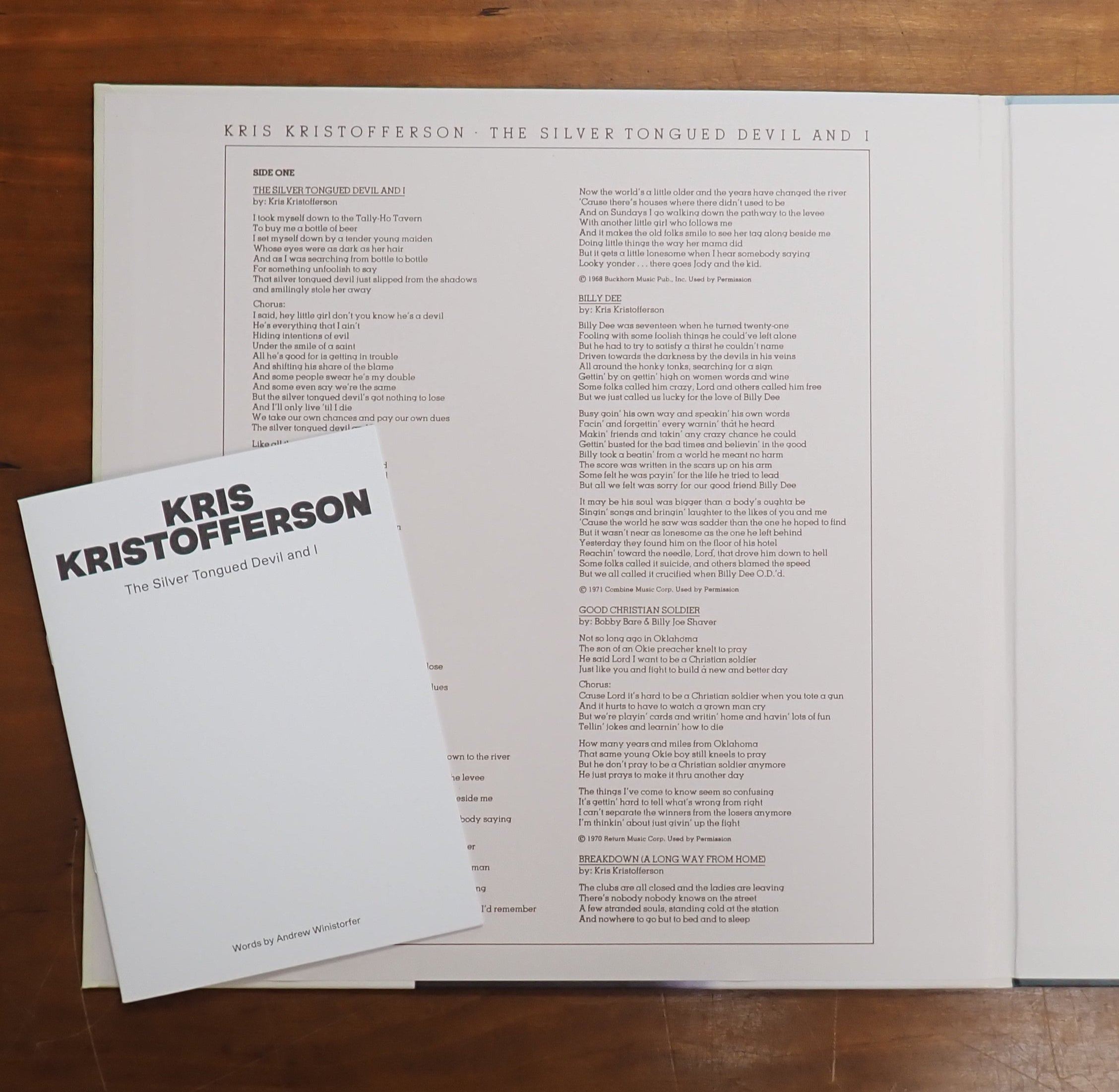 Kris Kristofferson - The Silver Tongued Devil And I