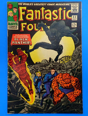Fantastic Four #52 (1966) - VG+ (4.5) - 1st App. Black Panther