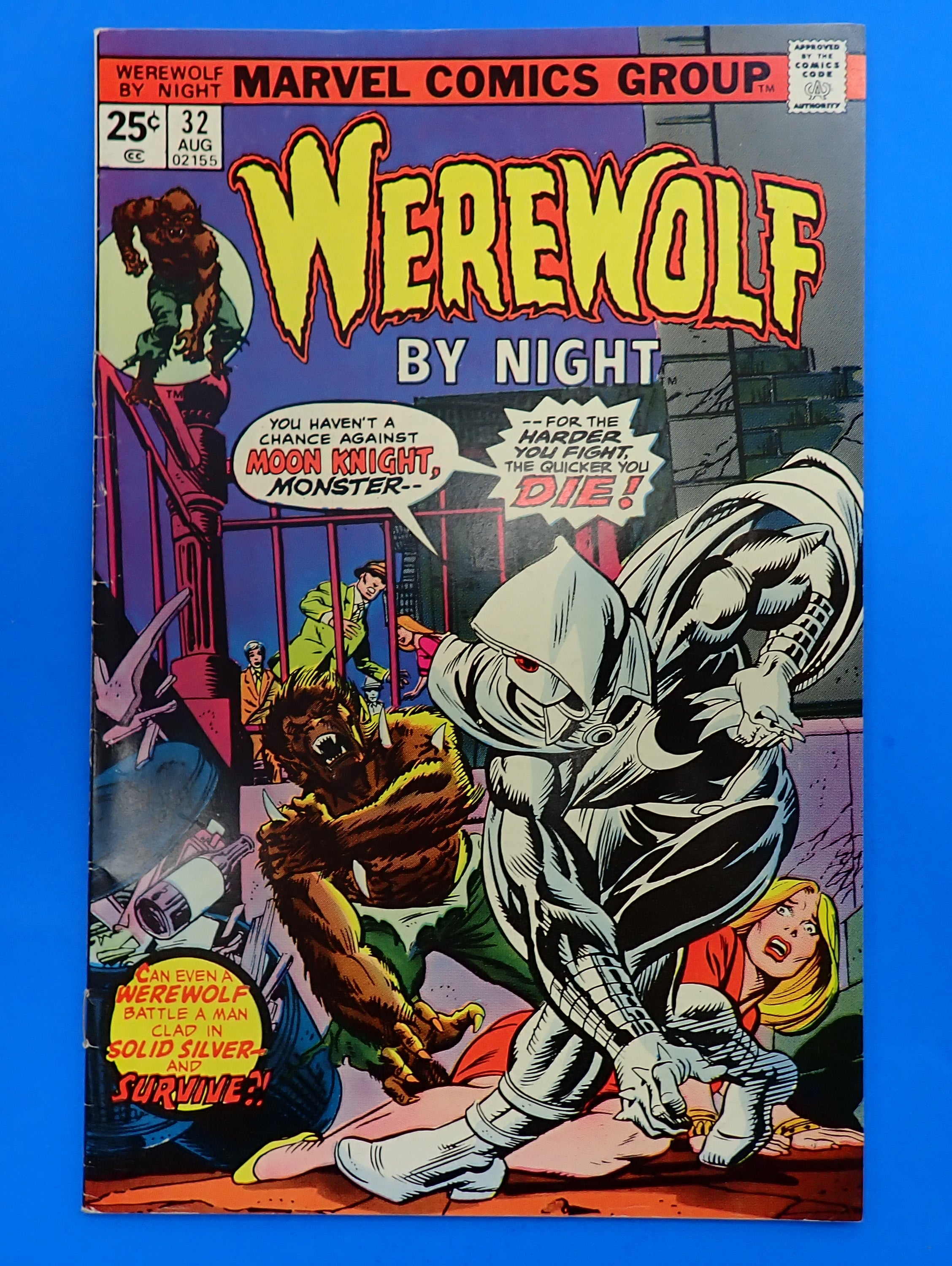 Werewolf by Night #32 (1975) - FN- (5.5) - 1st App. + Origin Moon Knight
