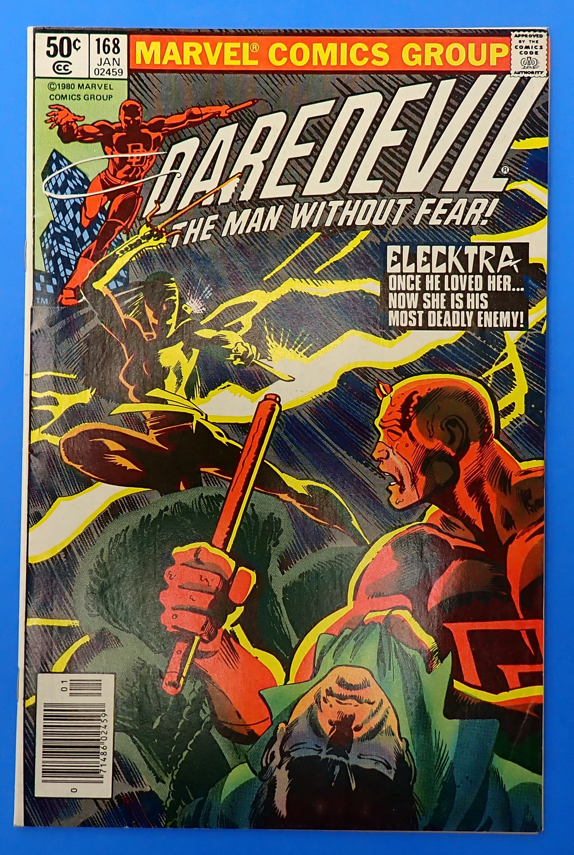 Daredevil #168 (1980) - VF (8.0) - 1st App. & Origin Elektra